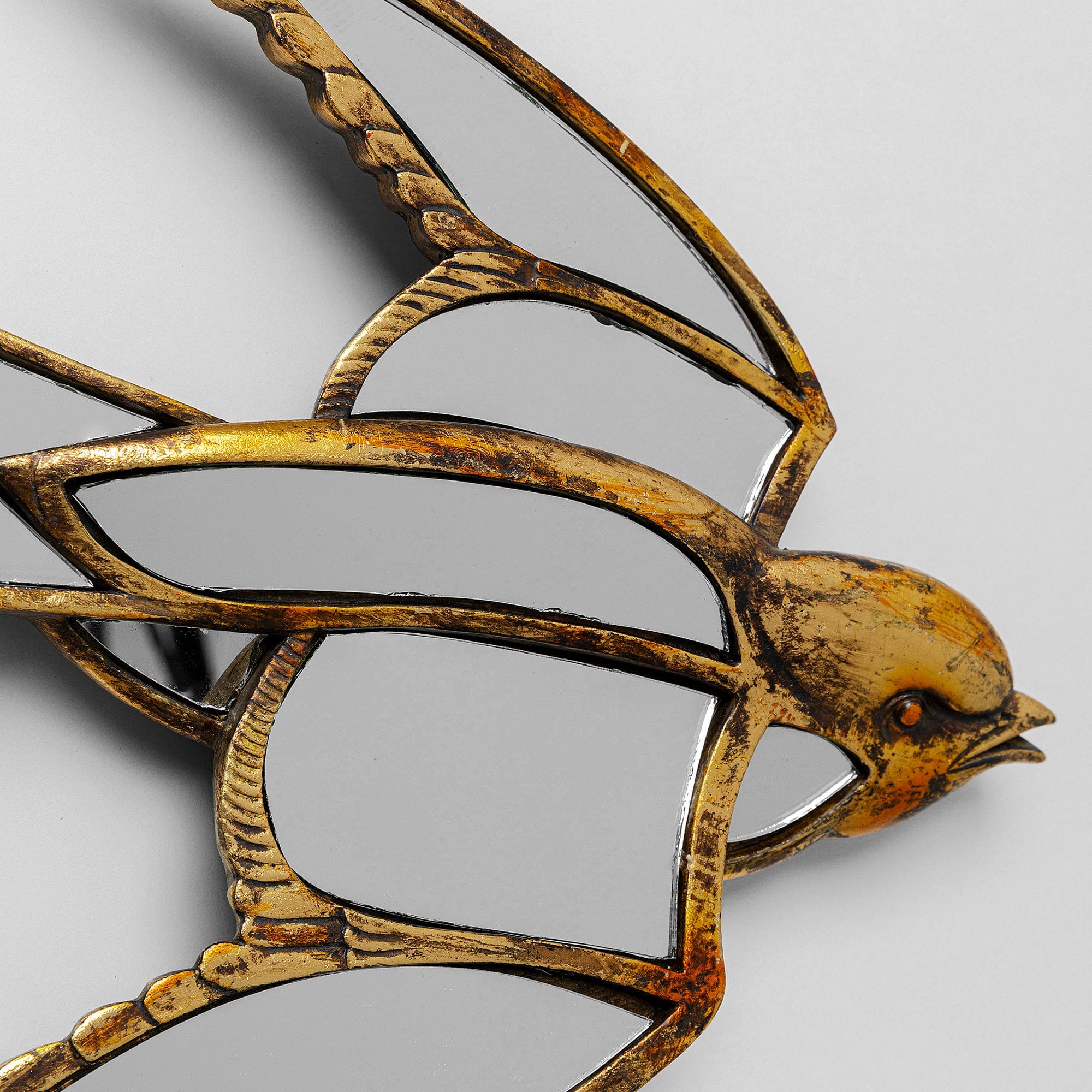 Gold Swallow - Decorative Wall Mirror