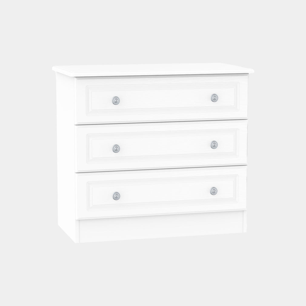 Ashford - 3 Drawer Chest In White