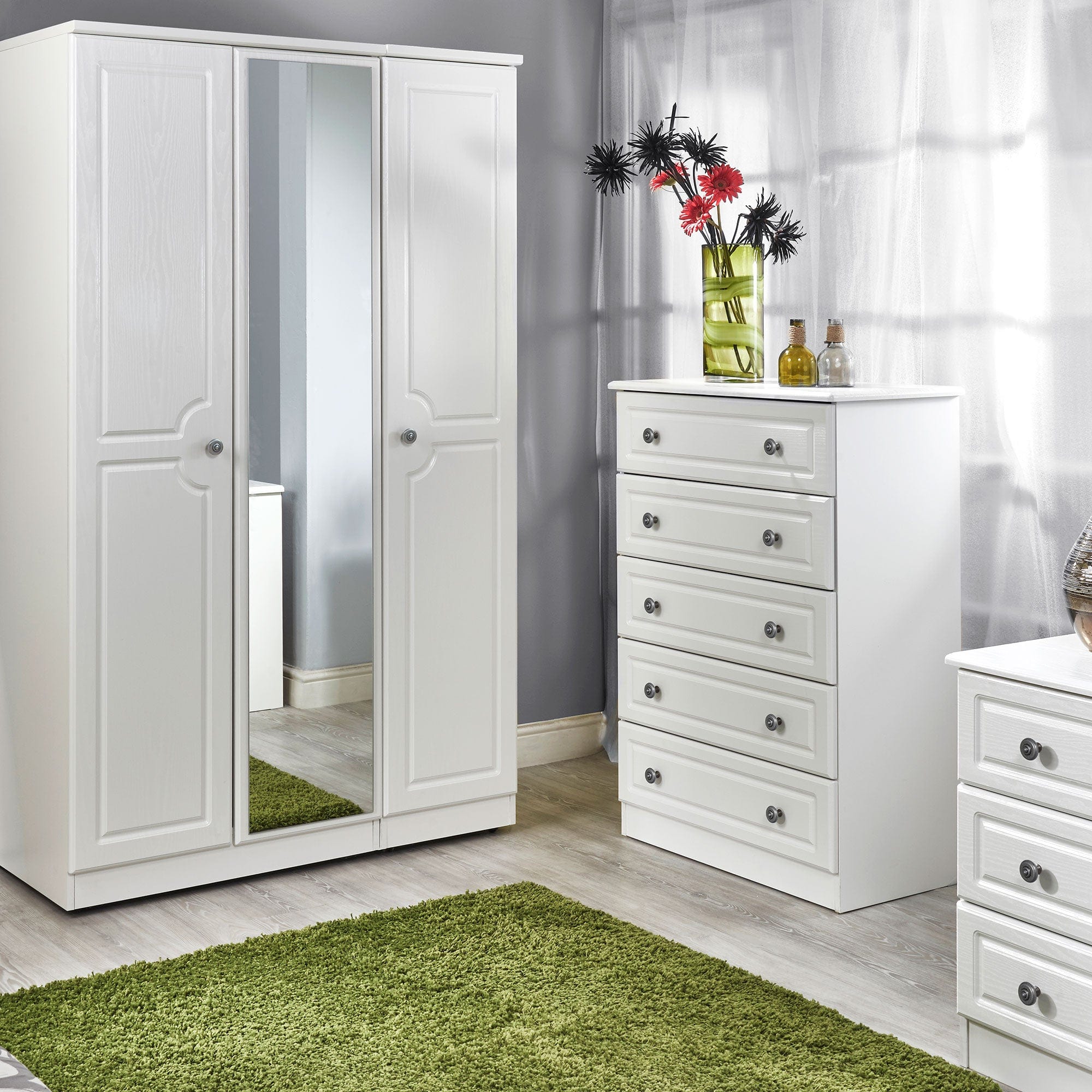 Ashford - 3 Drawer Chest of Drawers, Wide