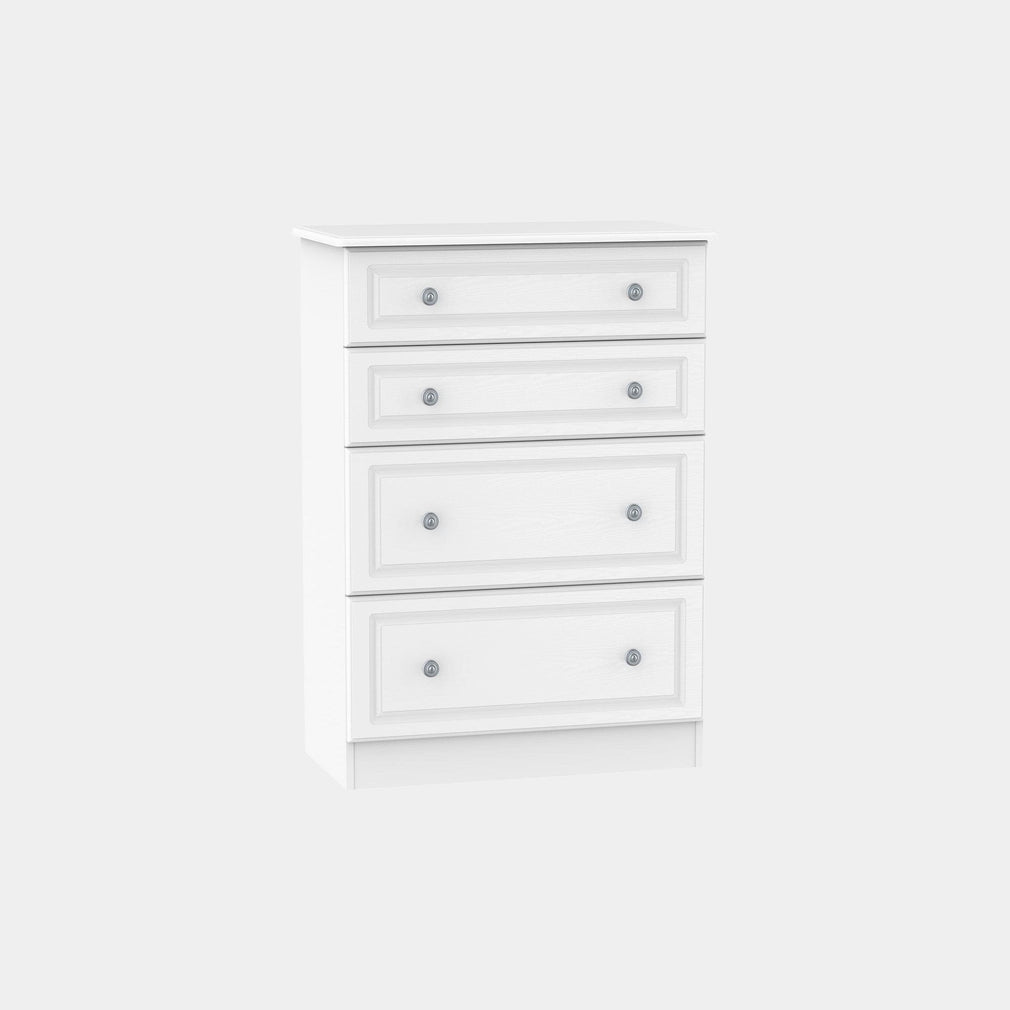 Ashford - 4 Drawer Deep Chest In White