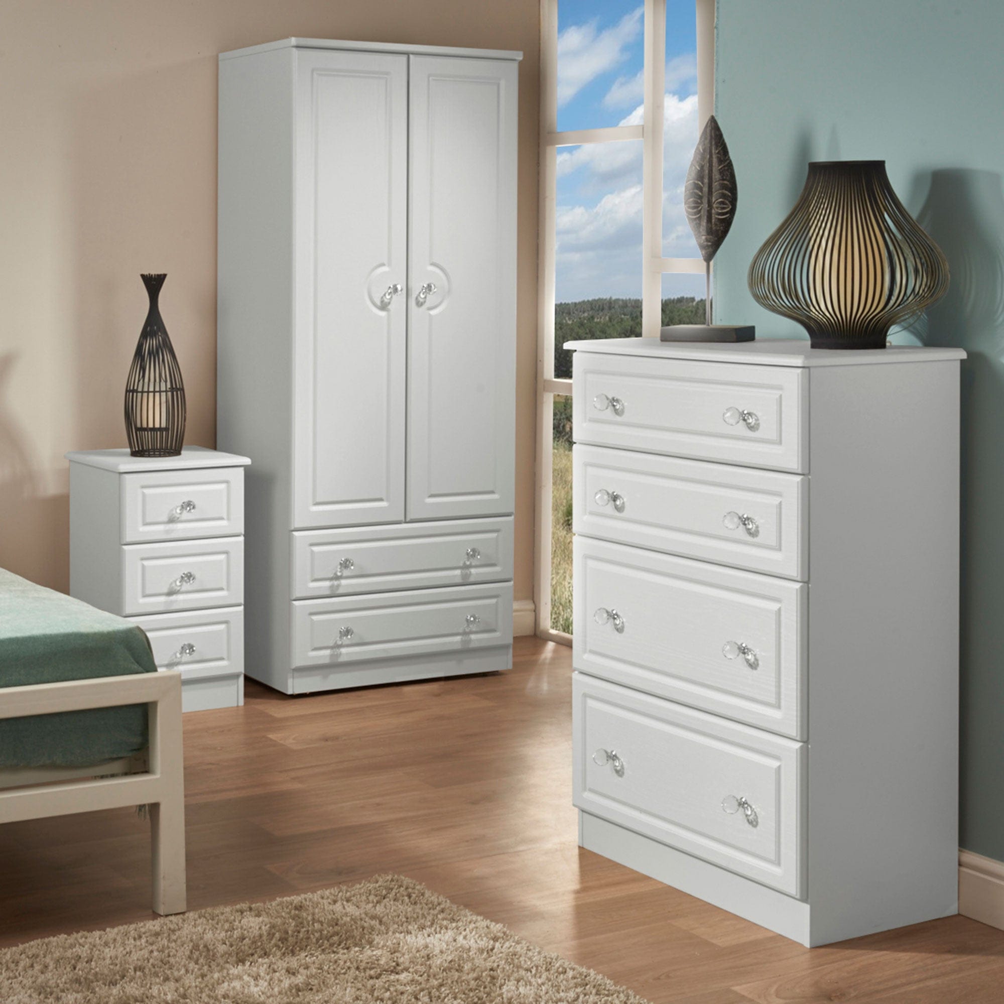 Penshurst - 3 Drawer Bedside Table