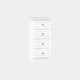 Penshurst - 4 Drawer Locker In White