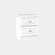 Penshurst - 2 Drawer Locker In White