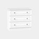 Penshurst - 3 Drawer Chest In White