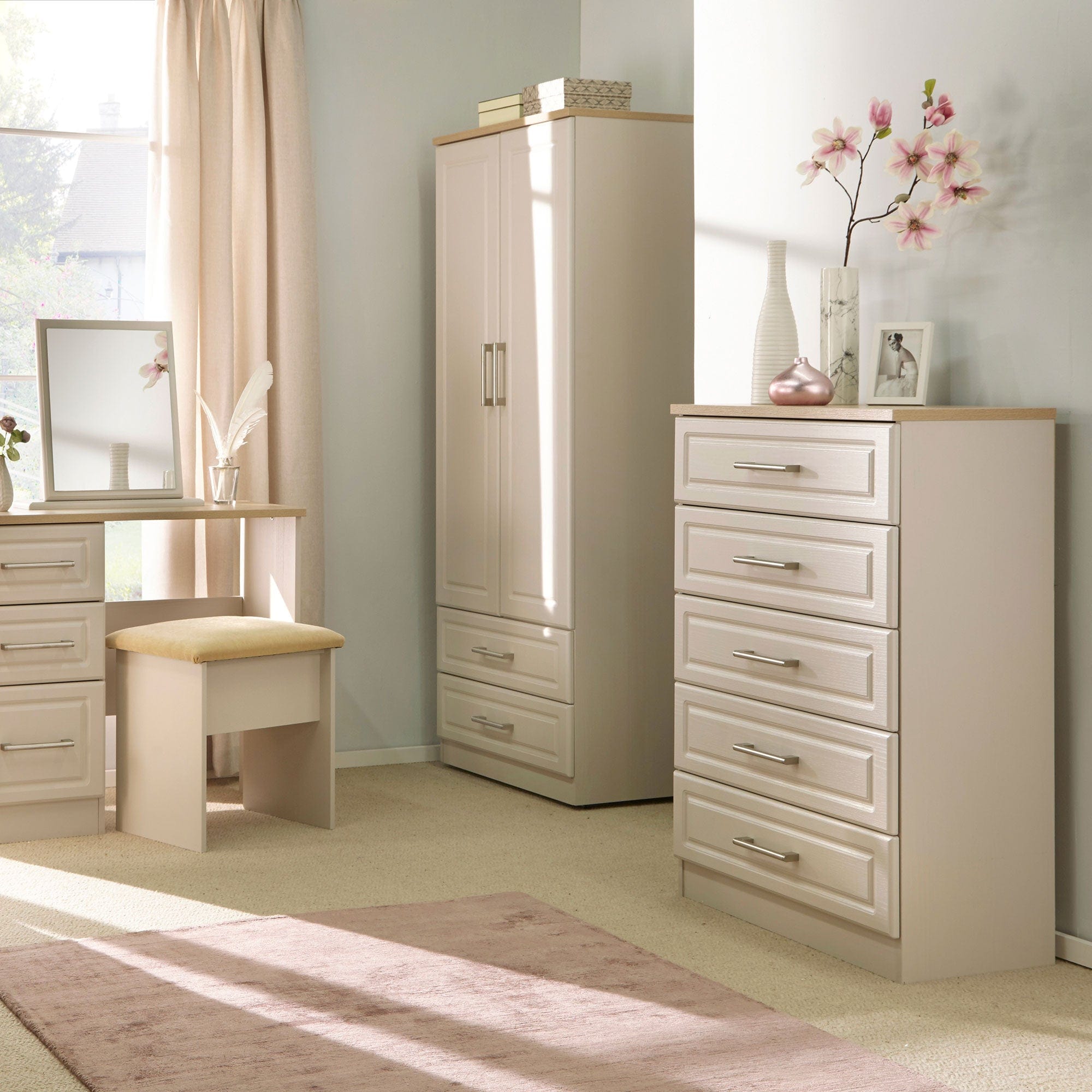 Pembury - 2 Door Wardrobe With Drawers