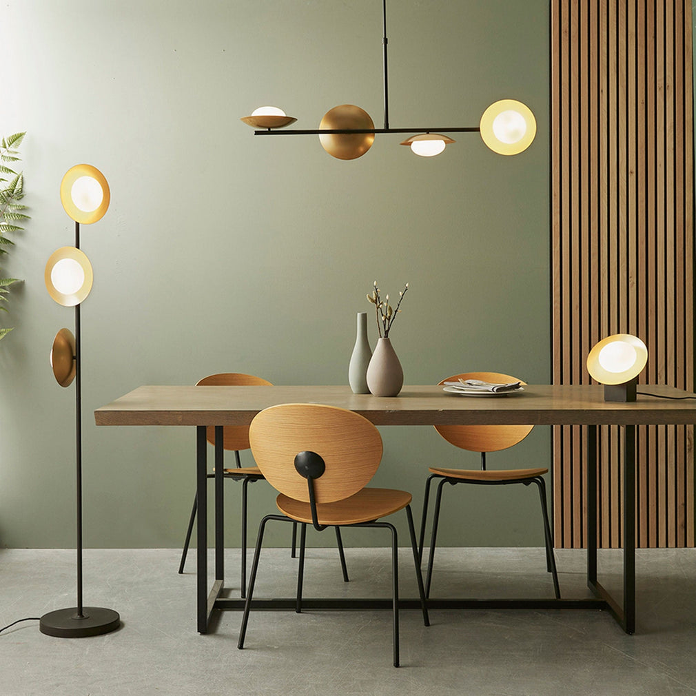 WEBEX Capa Floor Lamp Gold & Dark Bronze