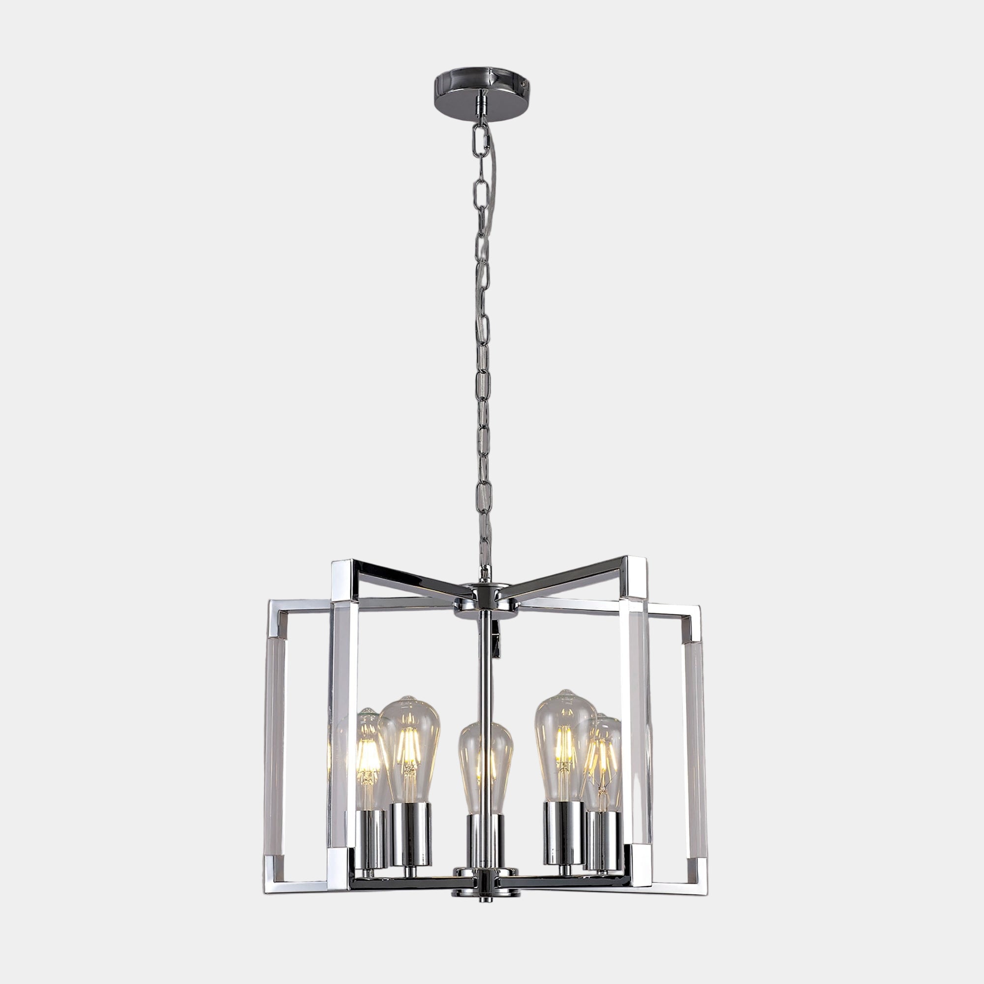 Element Nickel 5 Light Pendant