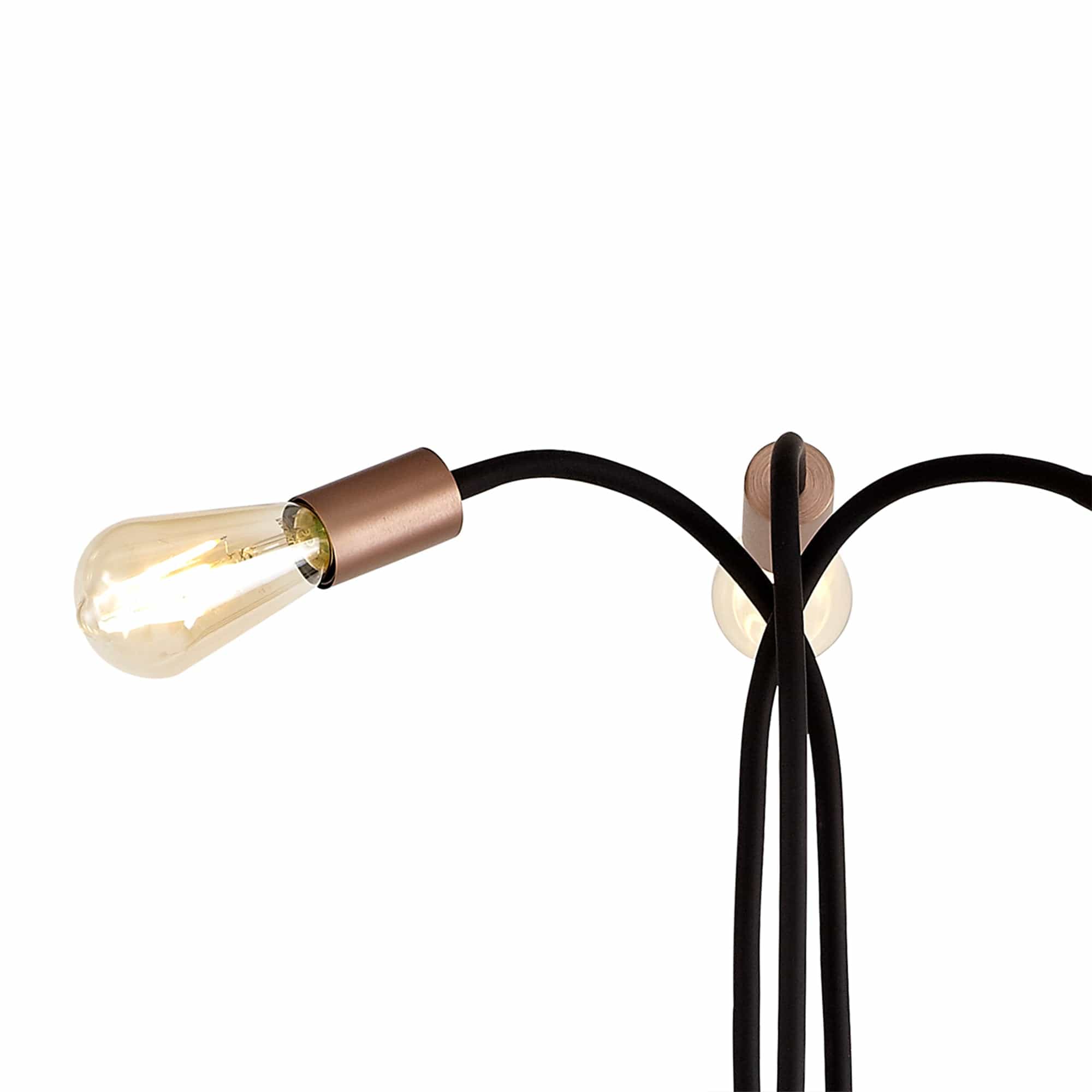 Reflex - Black & Copper Floor Lamp
