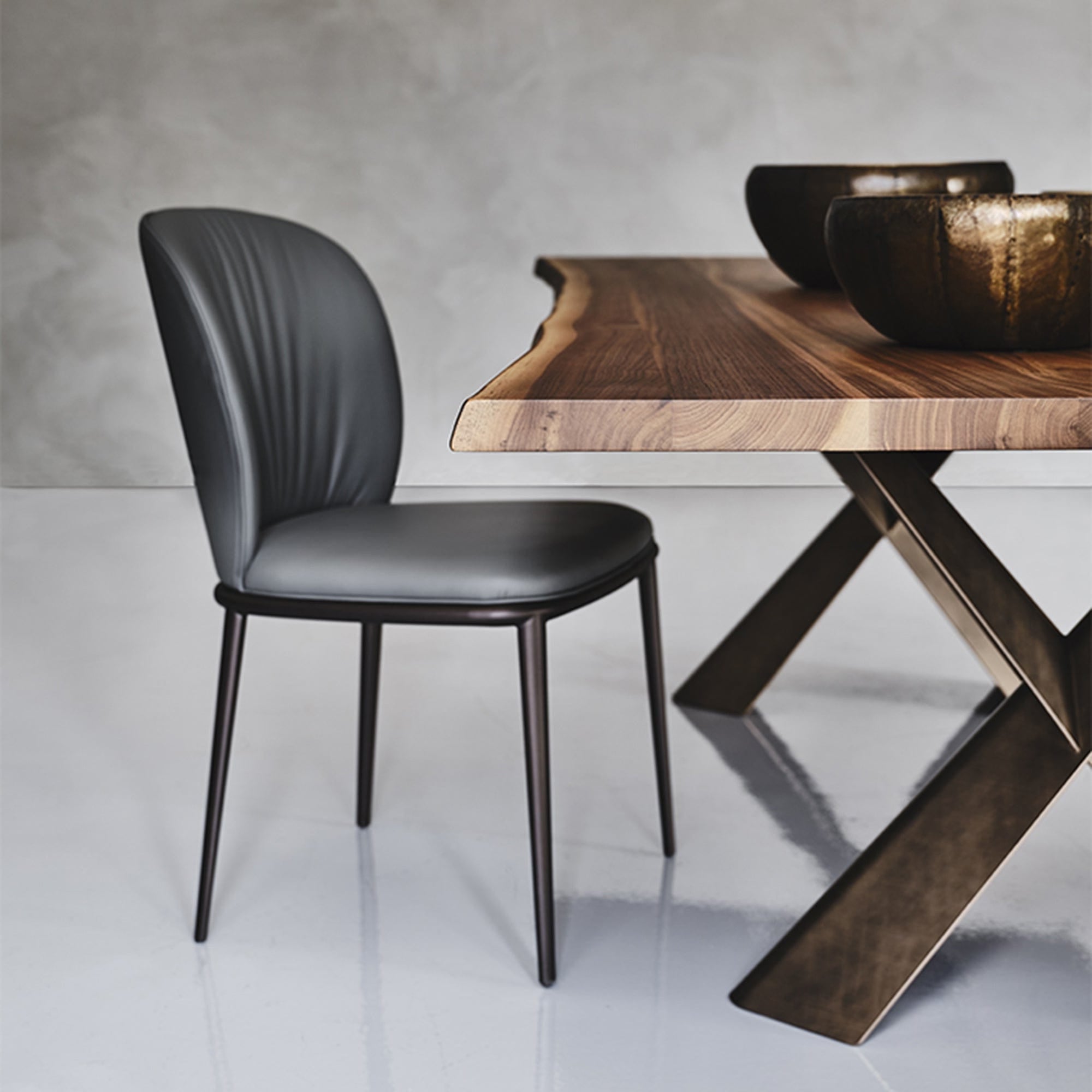 Cattelan Italia Chris ML - Dining Chair, Synthetic Leather