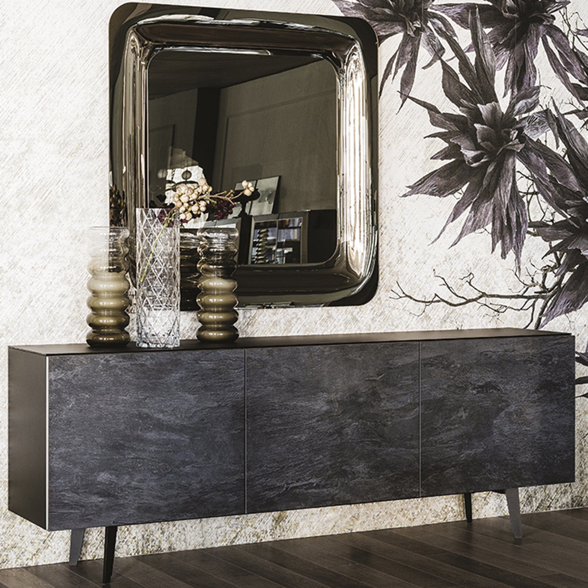Cattelan Italia Metropol - 3 Door Sideboard, Ceramic