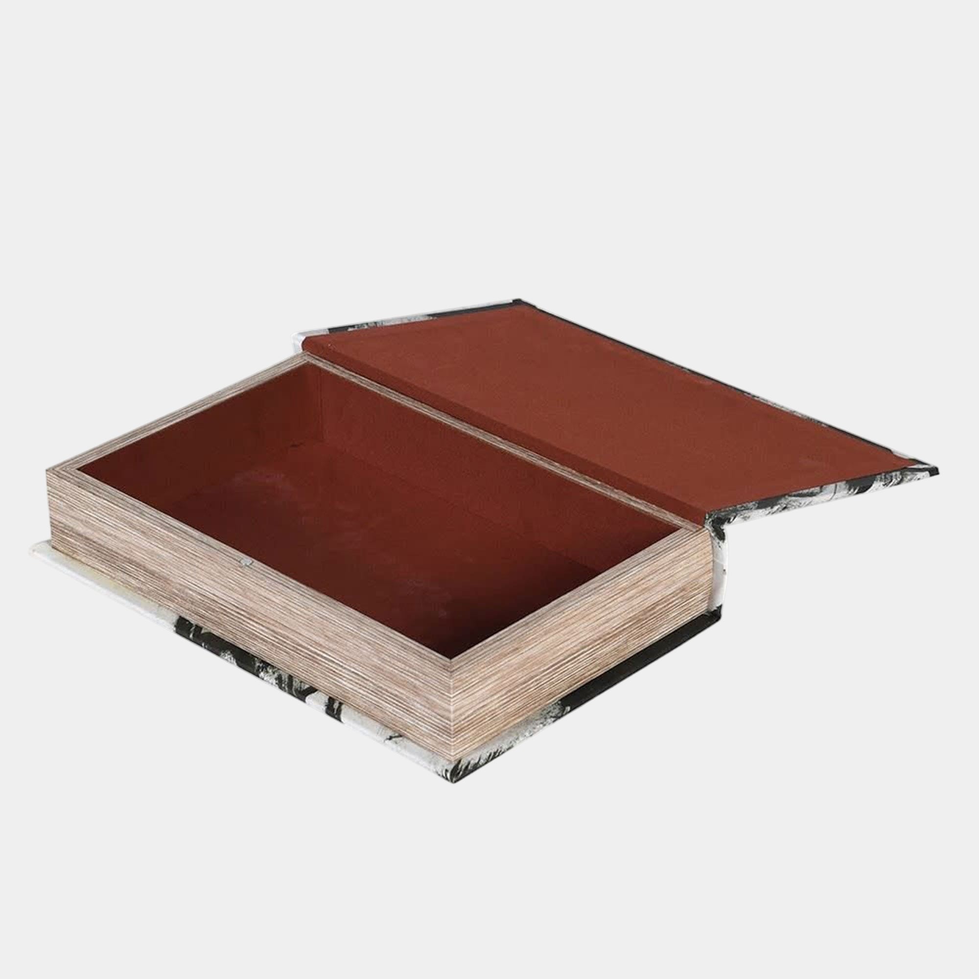 Black & White Book Boxes Set of 2