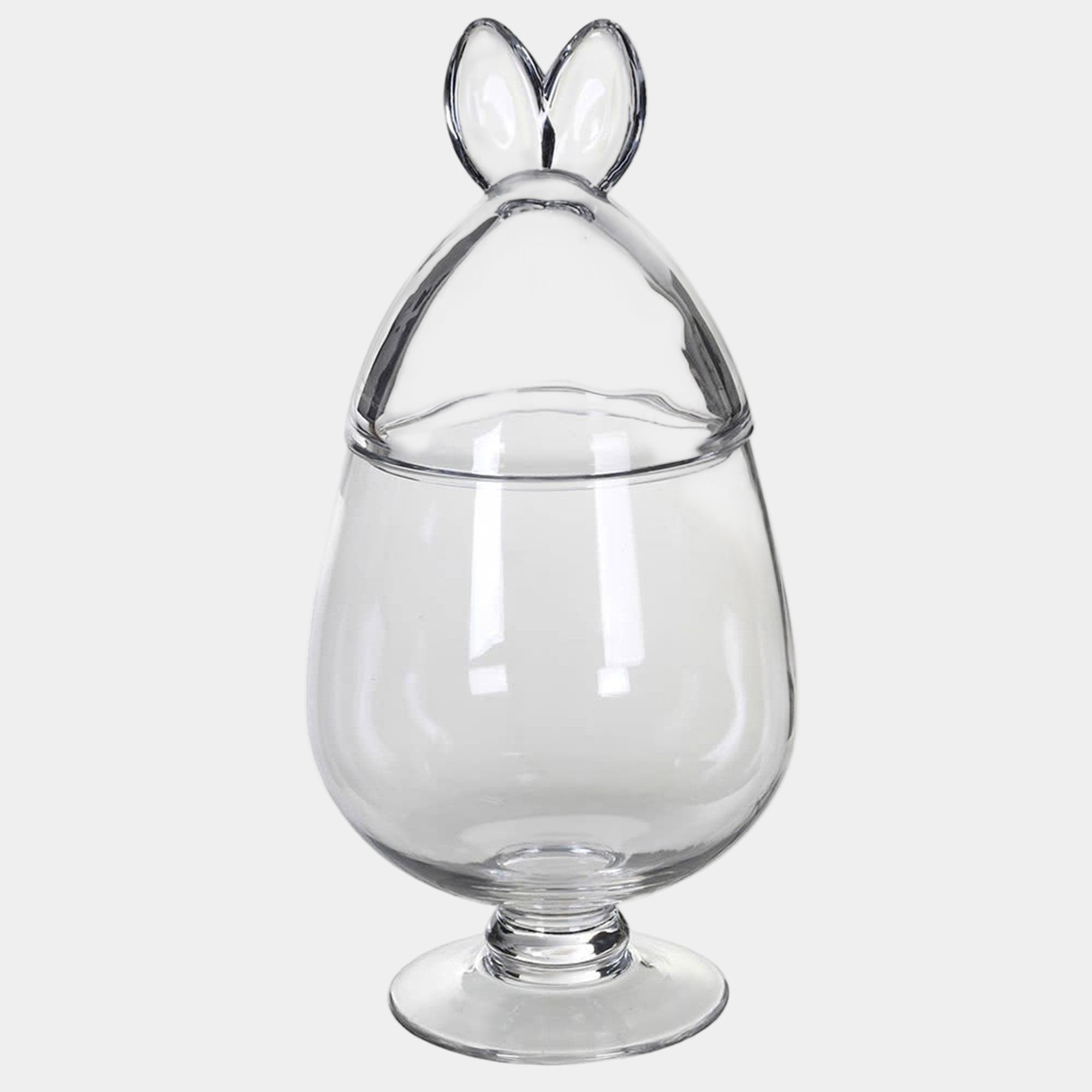 Rabbit Ears Glass Jar