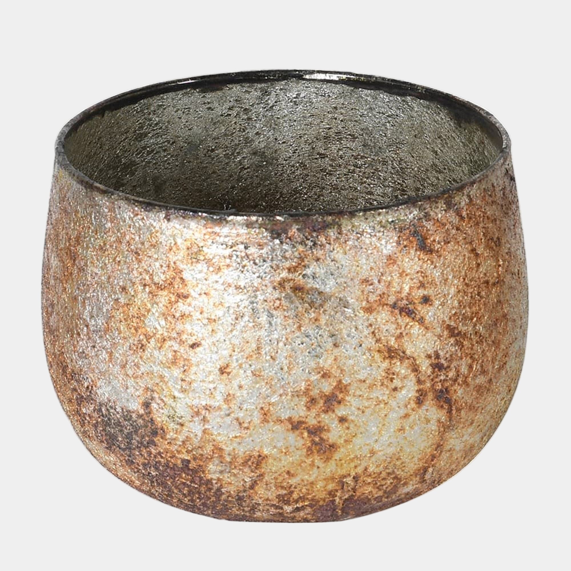 Distressed Candleholder Large (BO)