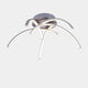 Amy 5 LED Semi Flush Silver