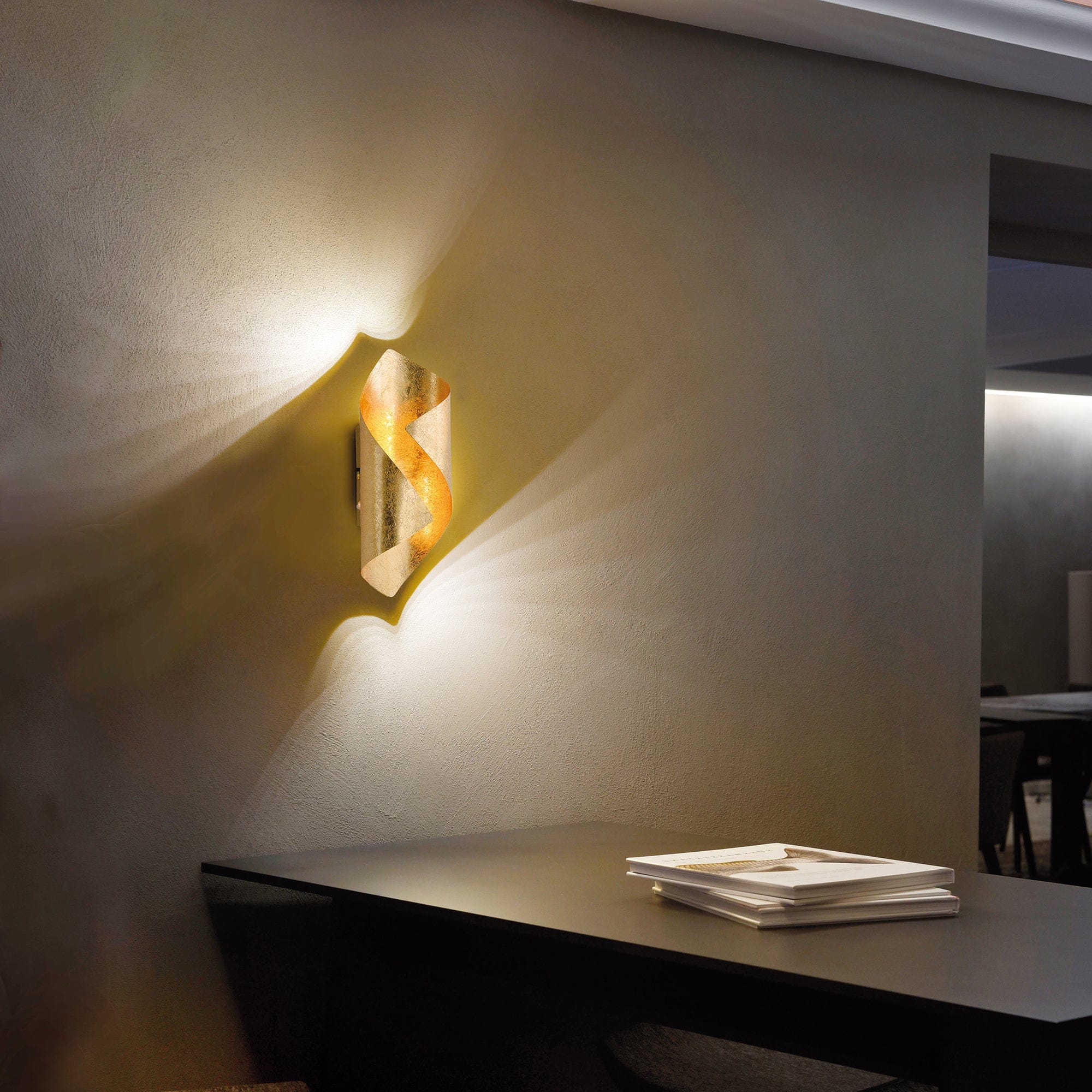 Scroll Gold - Wall Light