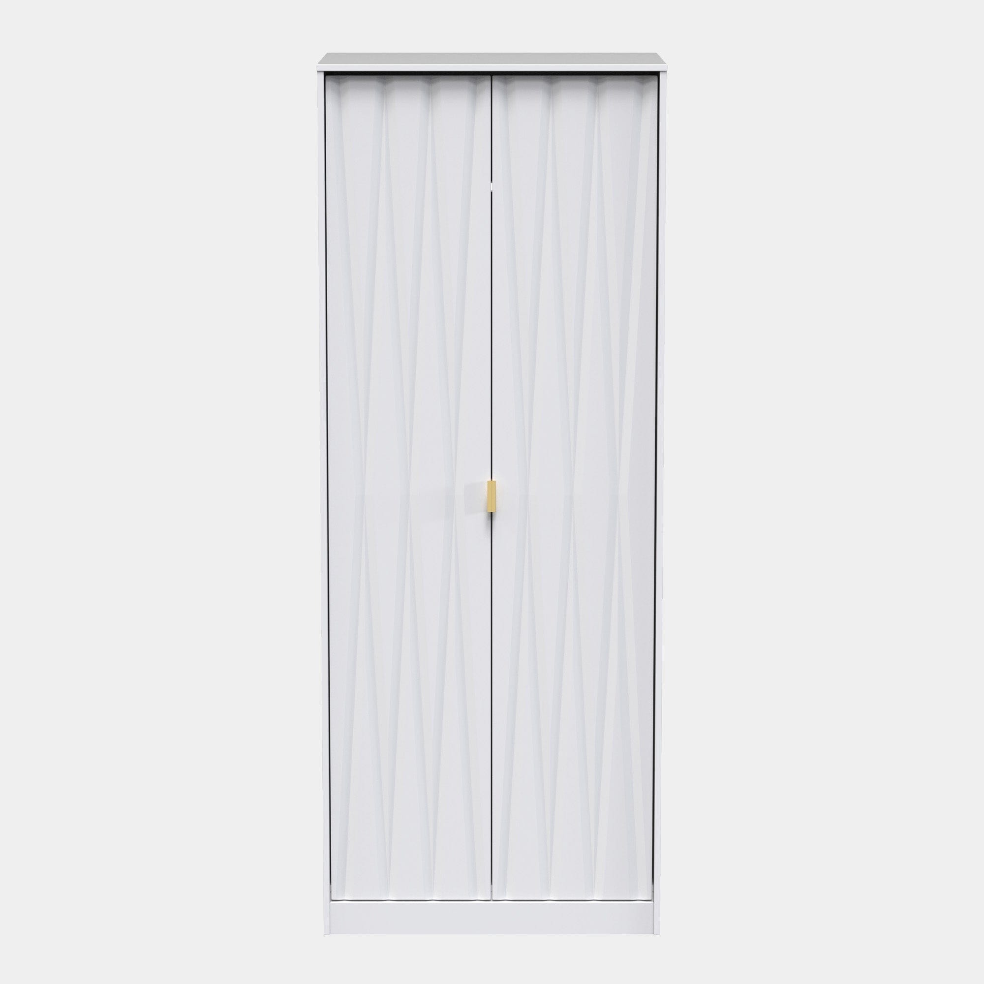 Tall 2ft 6in Plain 2 Door Robe