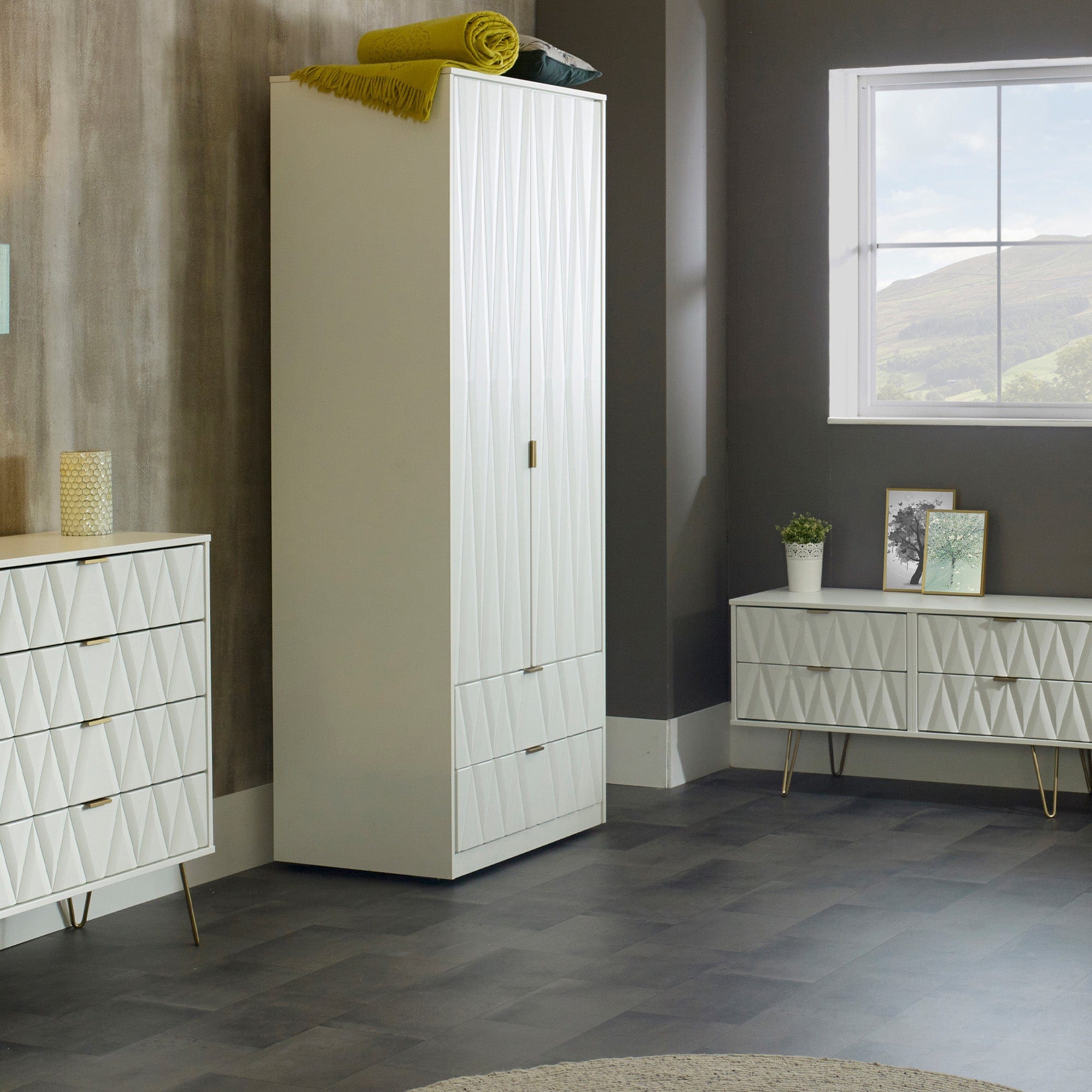 Jewel - Wardrobe With Drawers