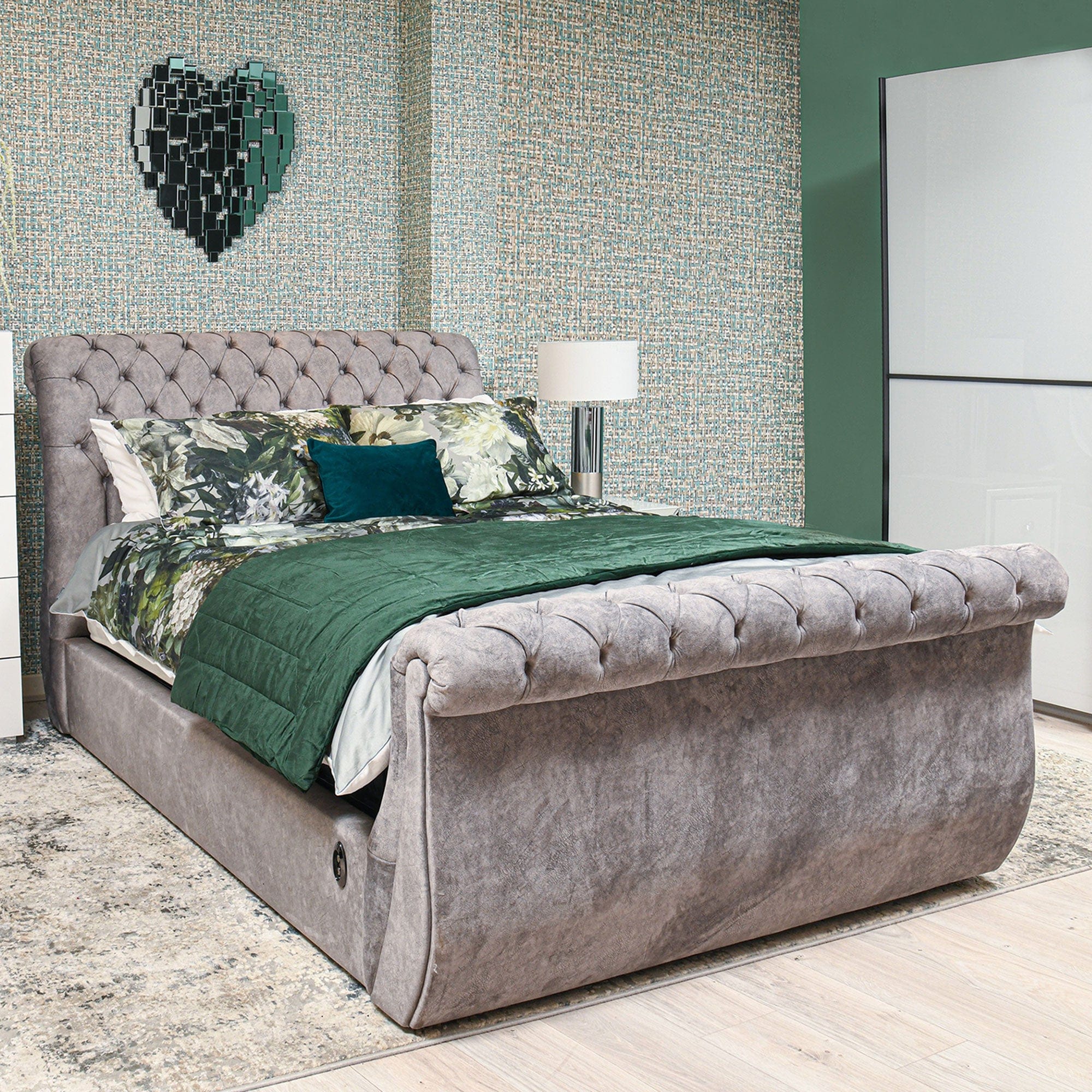 Cordelia - Super King Ottoman Bed Frame