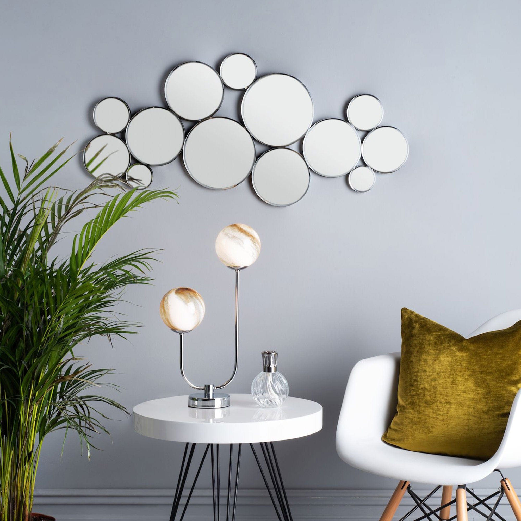 Planets Marble - Table Lamp, 2 Light