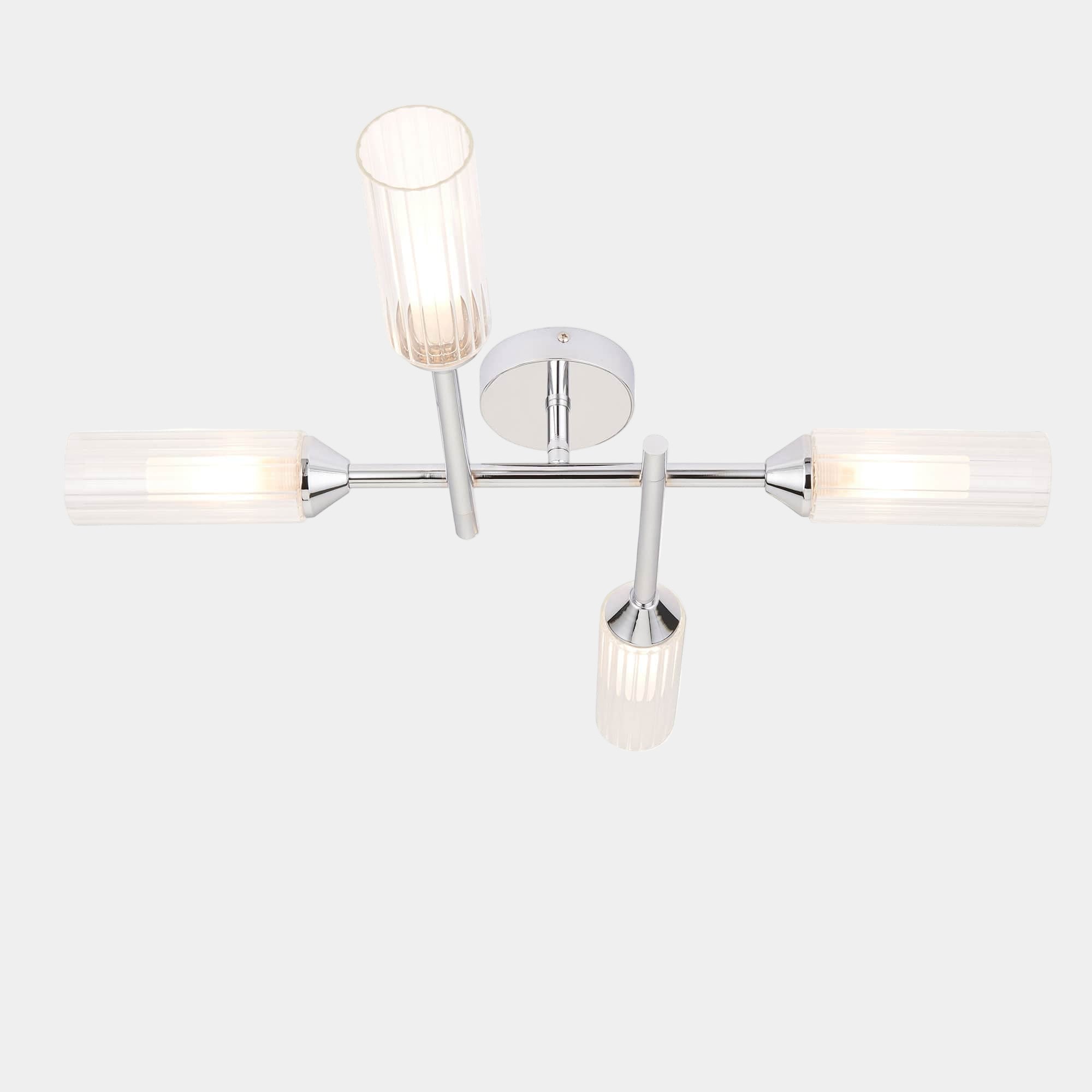 Isaac 4 Bathroom Light Chrome