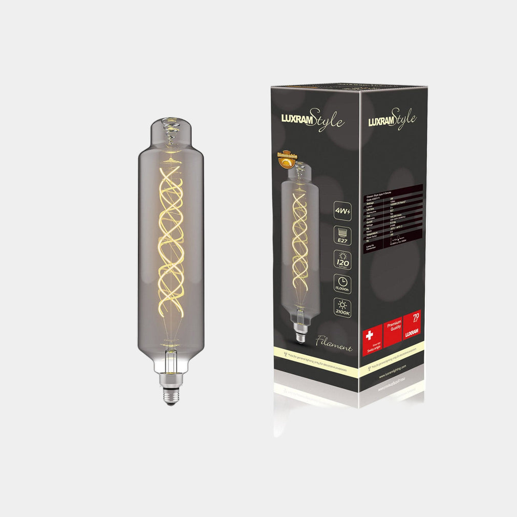 Salerno Decorative LED 4w Bulb ES Smoked