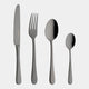 Windsor Stainless Steel Black Finish 16 Piece Cutlery Set