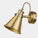 Laura Ashley Rufus Single Spotlight Antique Brass