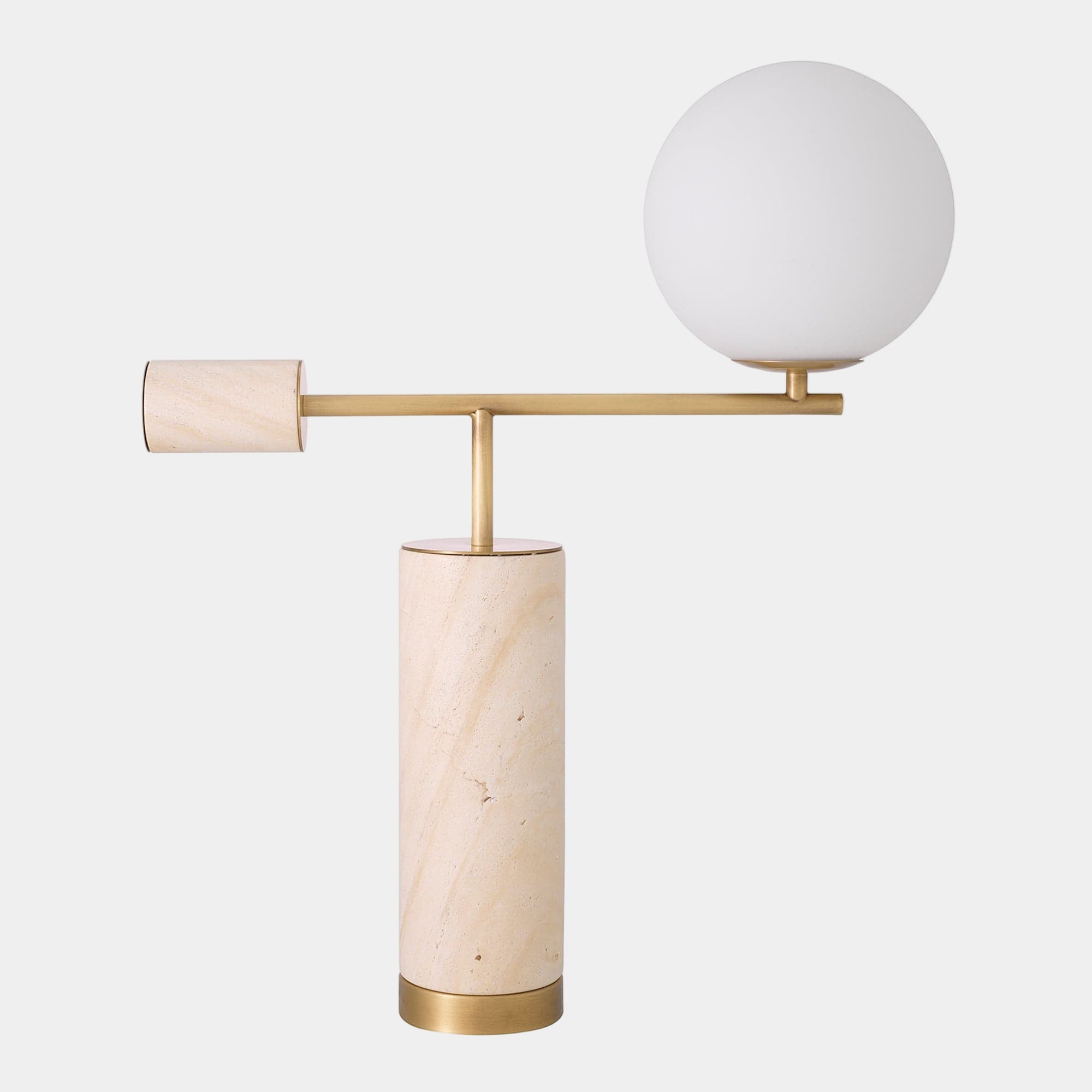 Eichholtz Xperience - Table Lamp Antique Brass/Travertine