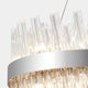 Sofia Round Pendant 18 Light Polished Nickel/Clear Finish