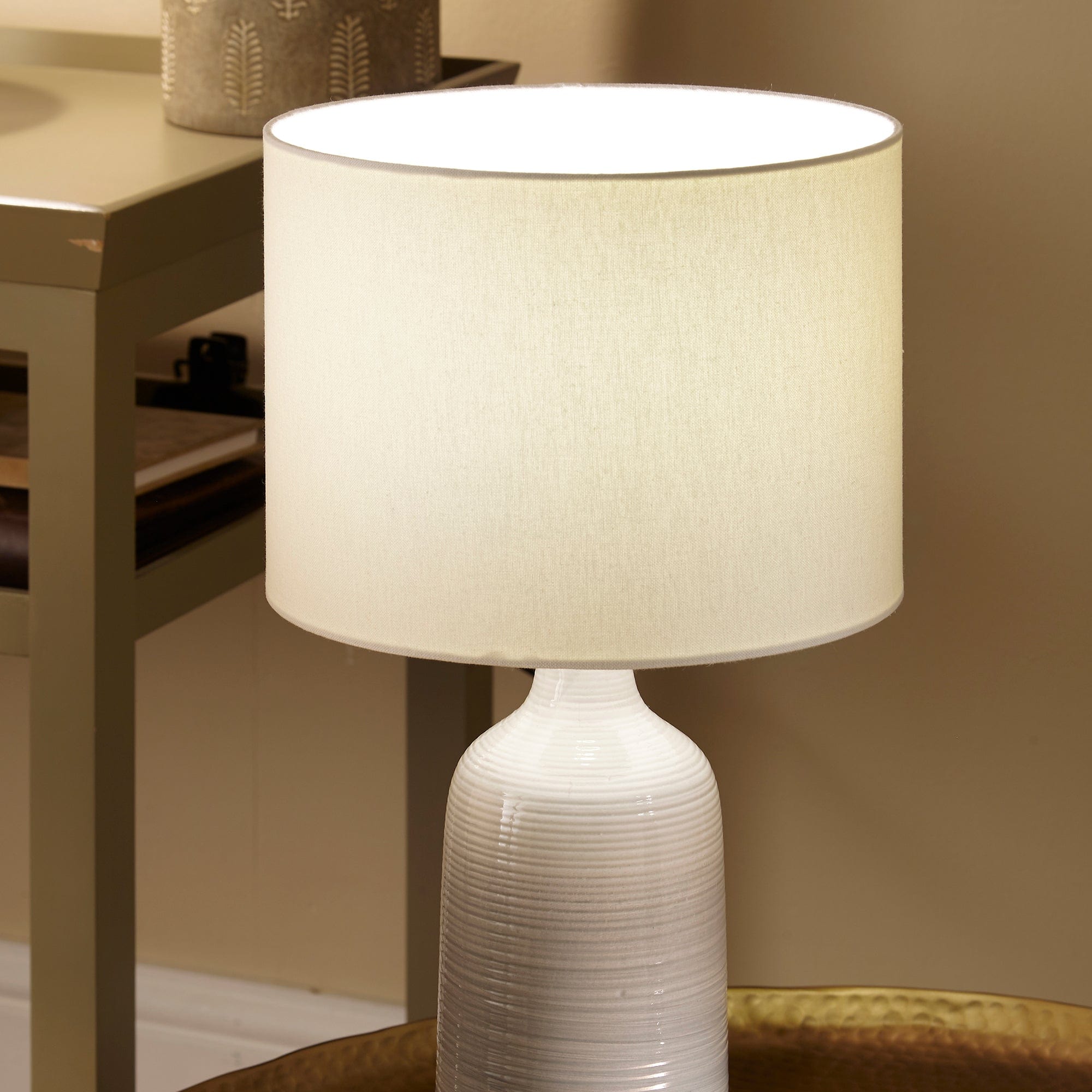 Lewis Grey Ombre - Table Lamp