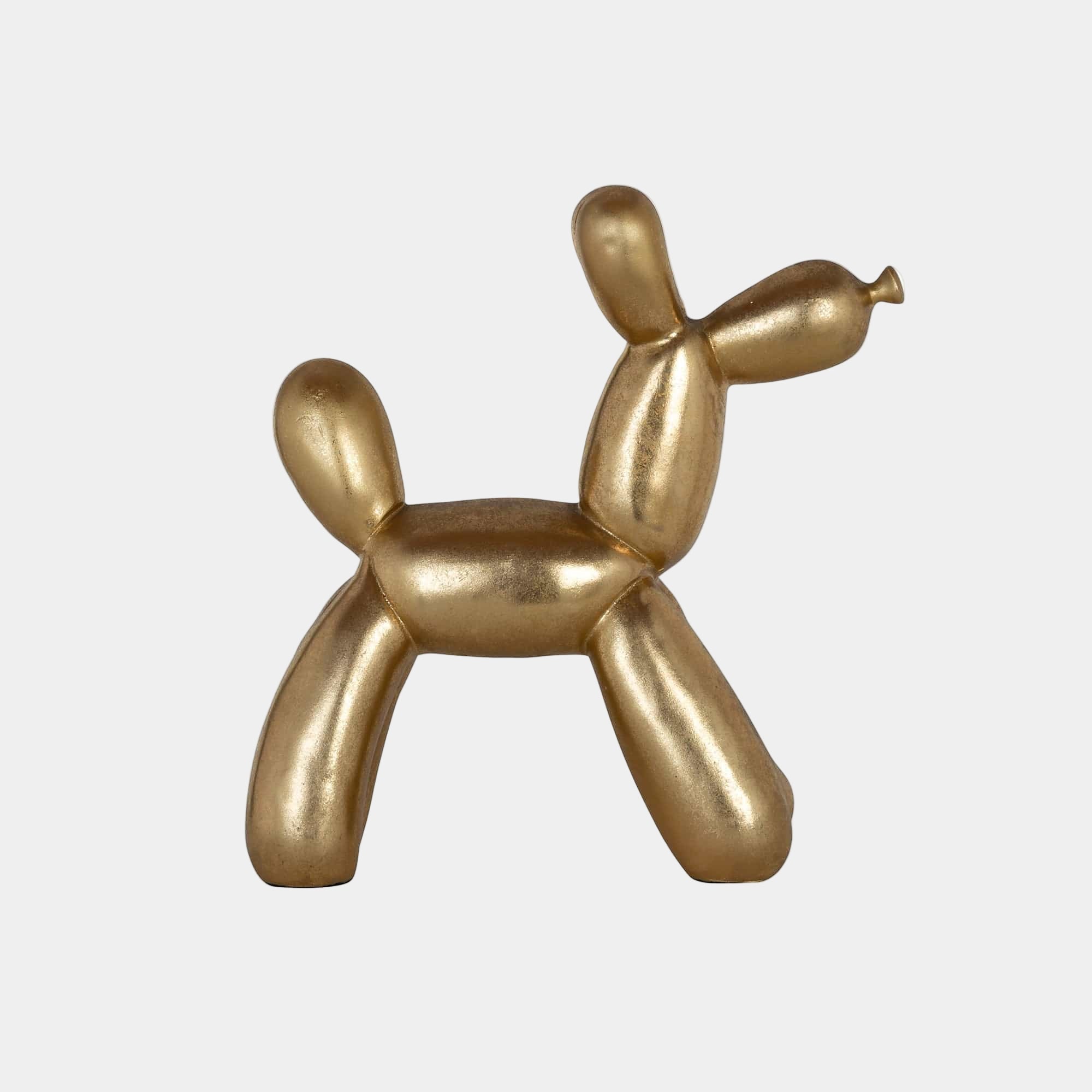 Balloon Art - Gold Dog Ornament