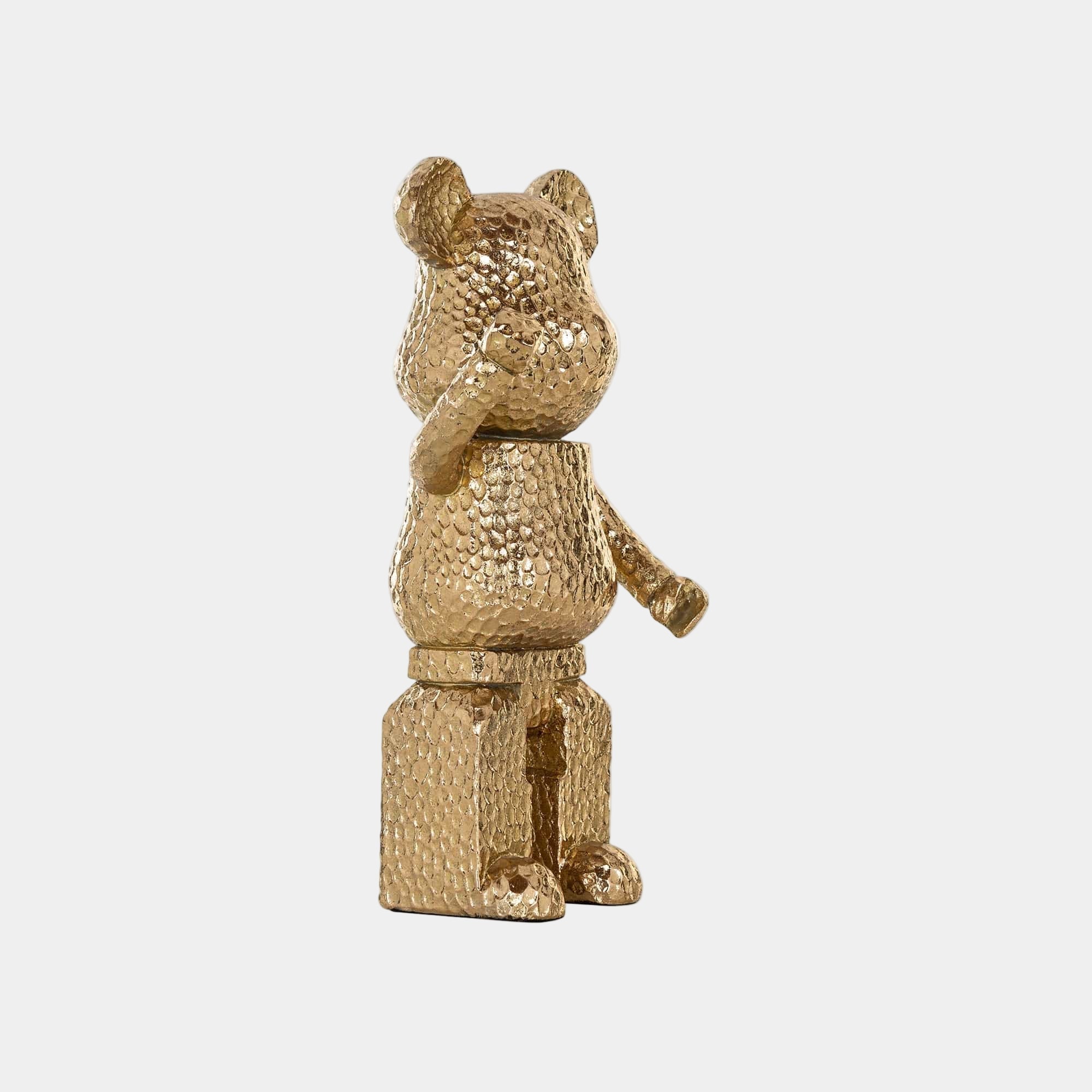 Block - Gold Bear Ornament