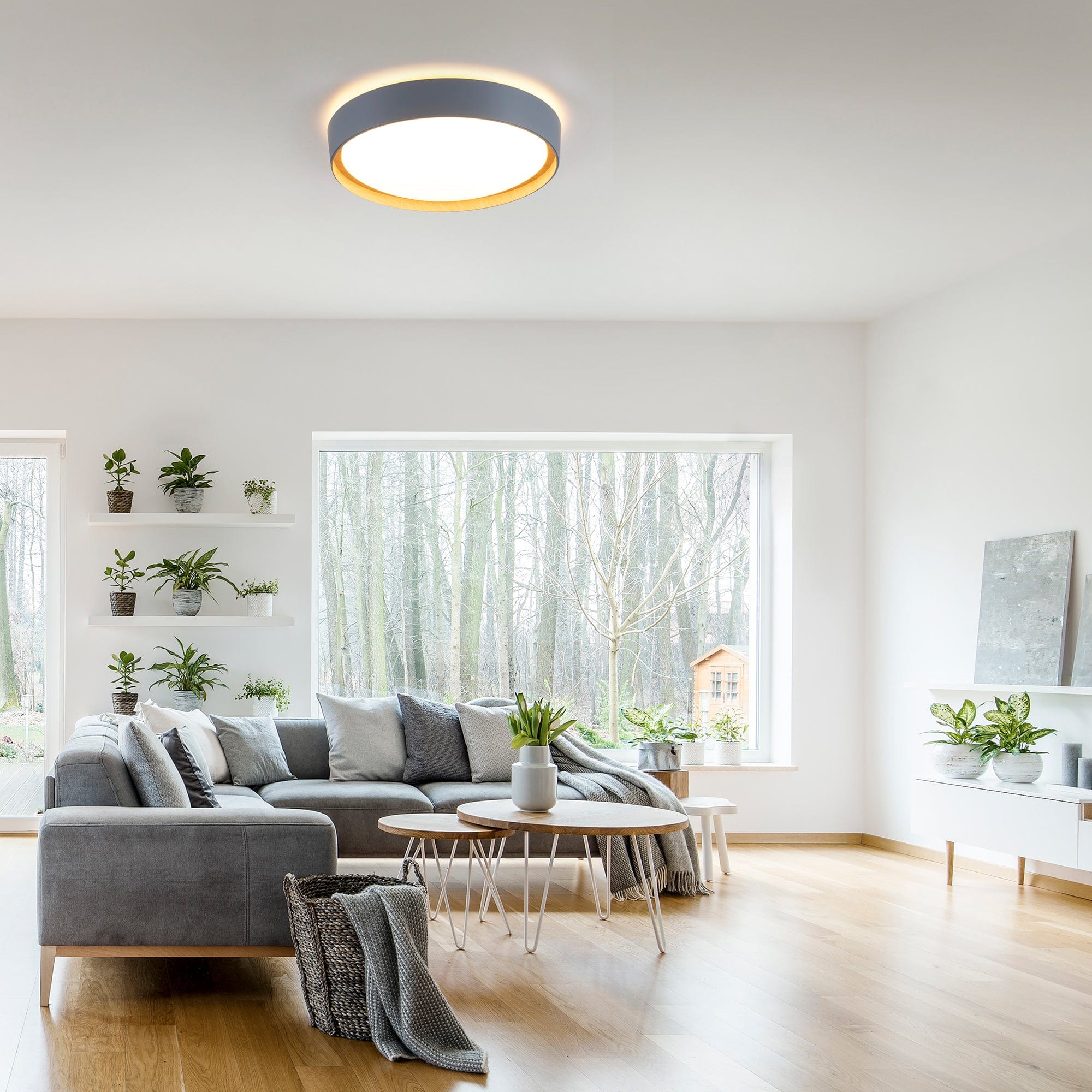 Eric LED Flush Grey
