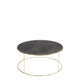 Round Coffee Table Dusky Grey/Gold Finish Legs (Assembly Required)