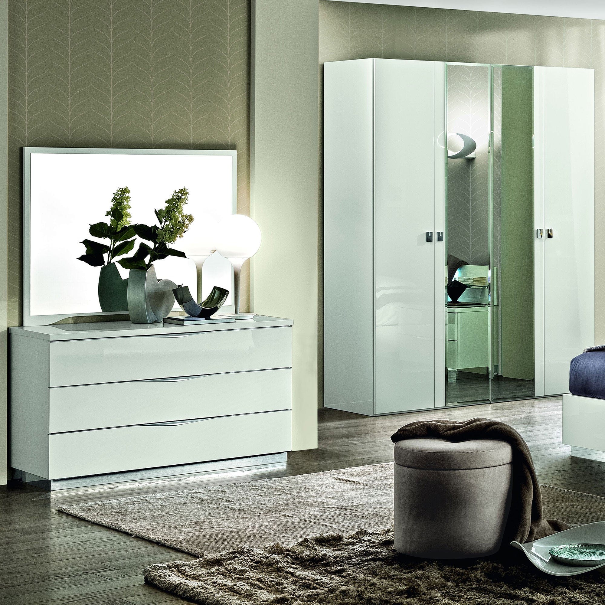Treviso White - 3 Drawer Chest of Drawers