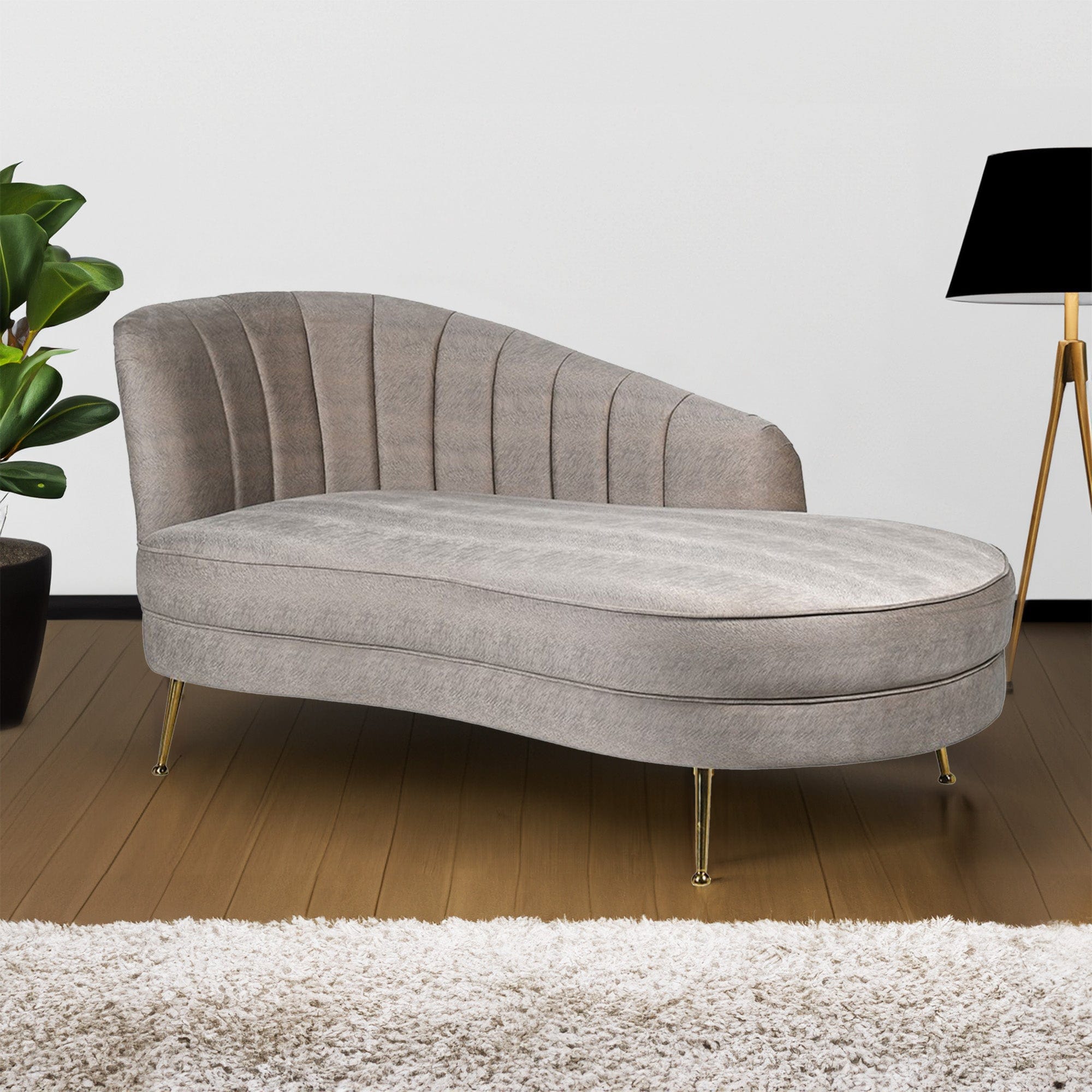 Jude - Chaise Longue Sofa, Fabric