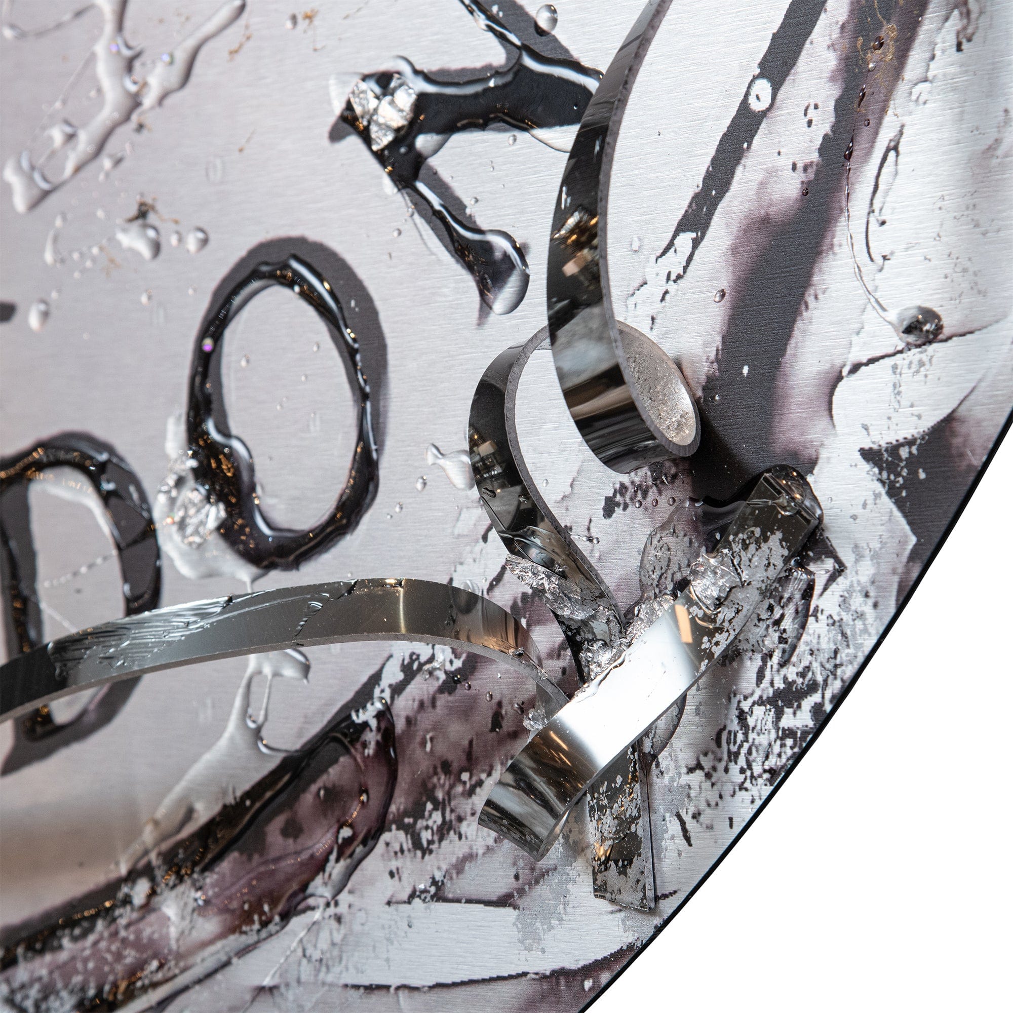 Moet Champagne Top - Liquid Wall Art By Clare Wright