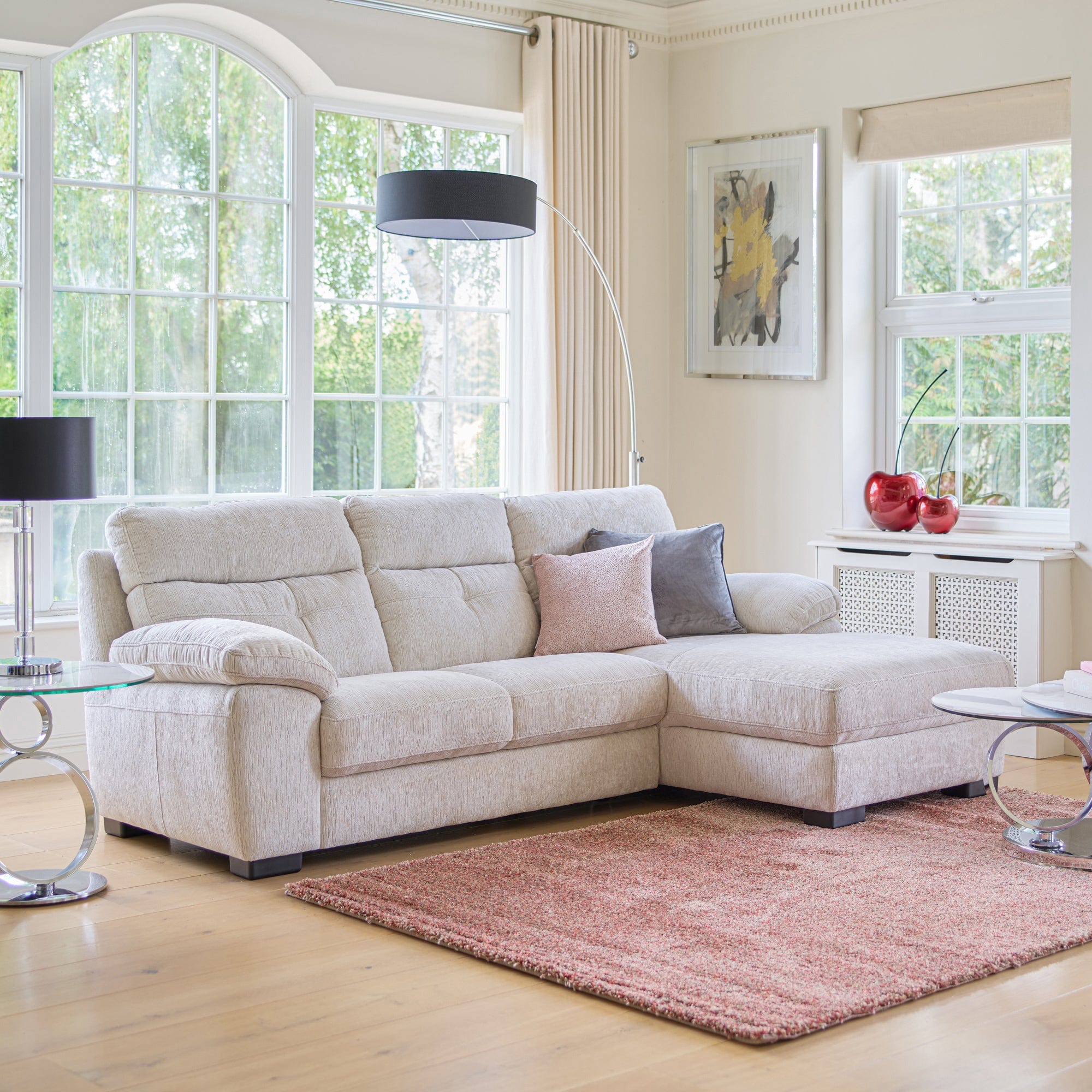 Trapani - RHF Chaise Sofa, Fabric