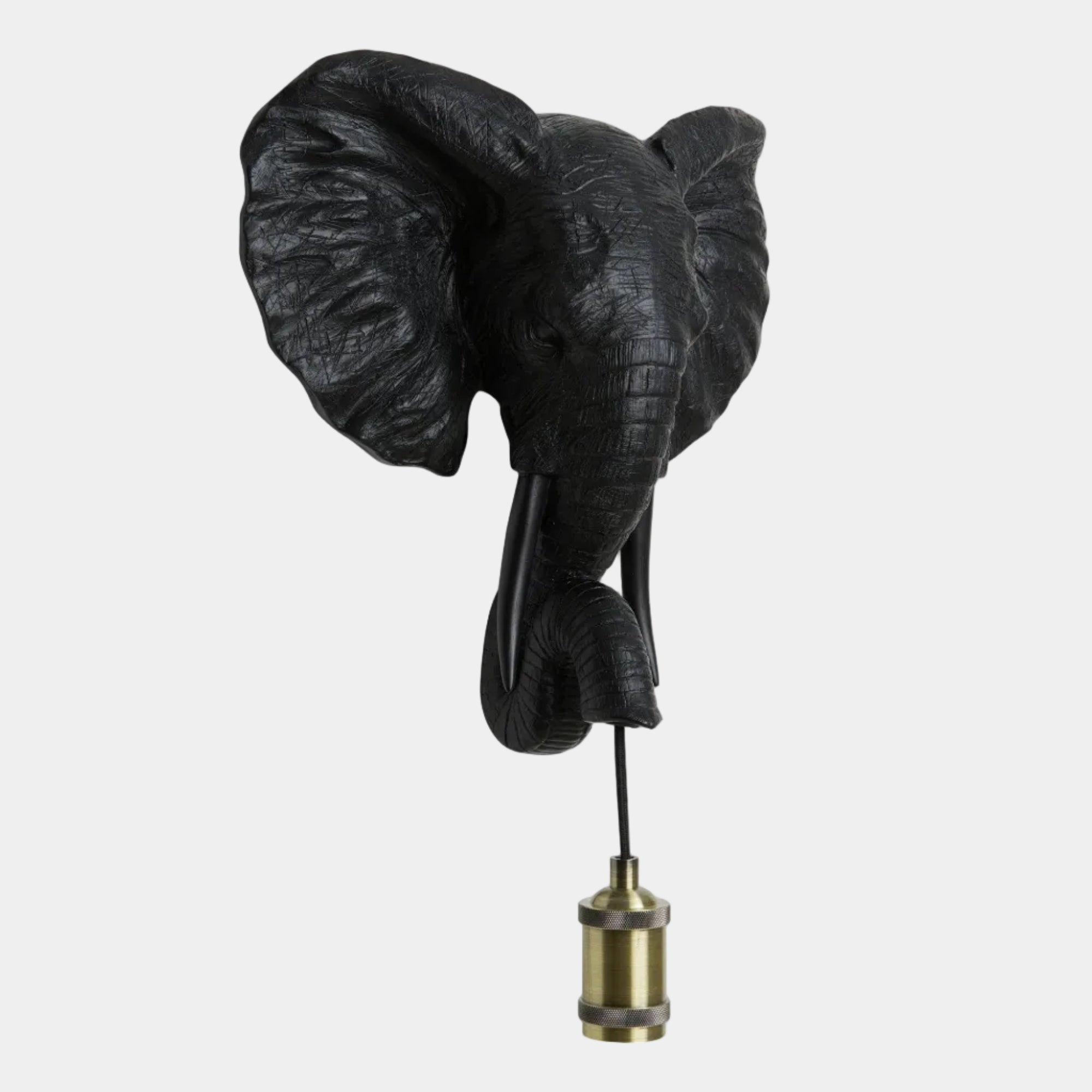 Nellie Elephant - Wall Light Black