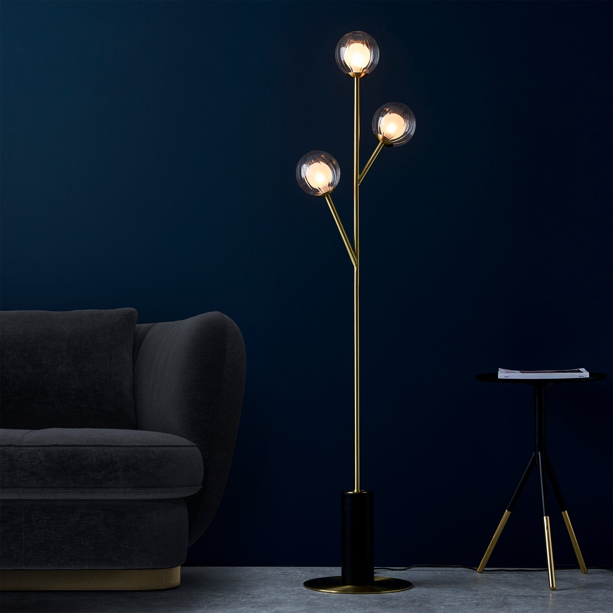 Century - 3 Light Floor Lamp
