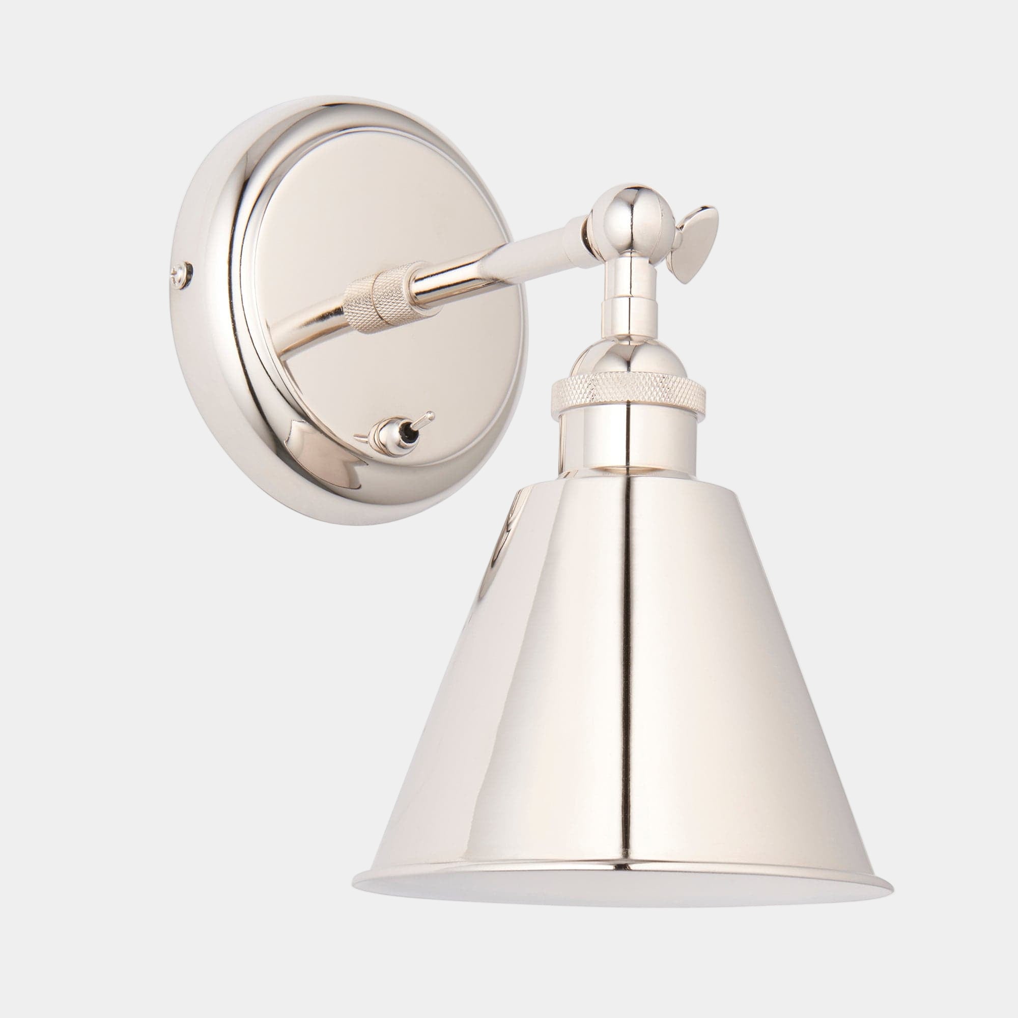 Cinema Nickel Wall Light