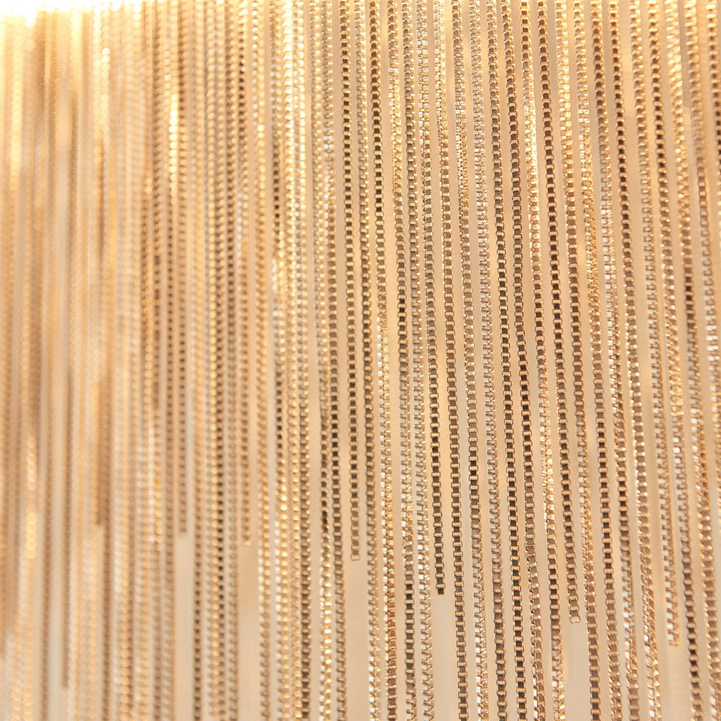Robyn Fringe 2 Light LED Pendant Silver