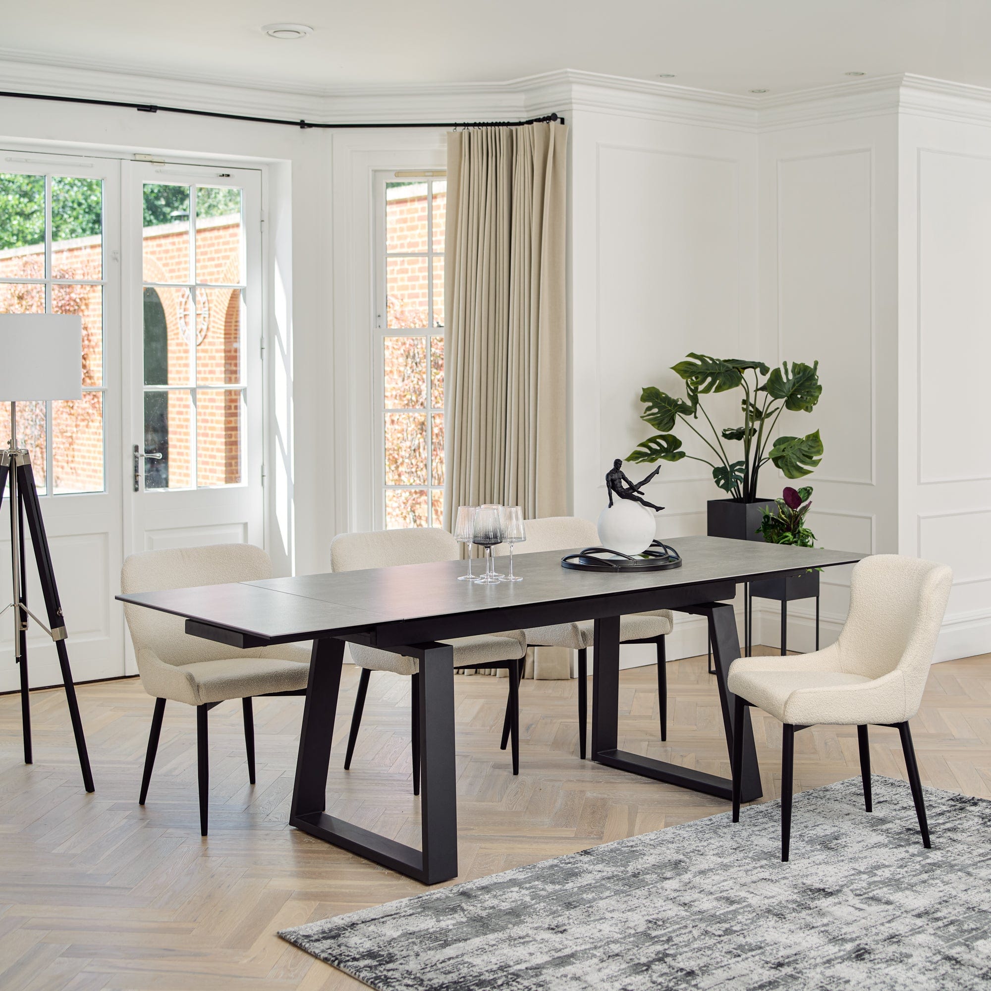 Valdone - Ceramic Extending Dining Table