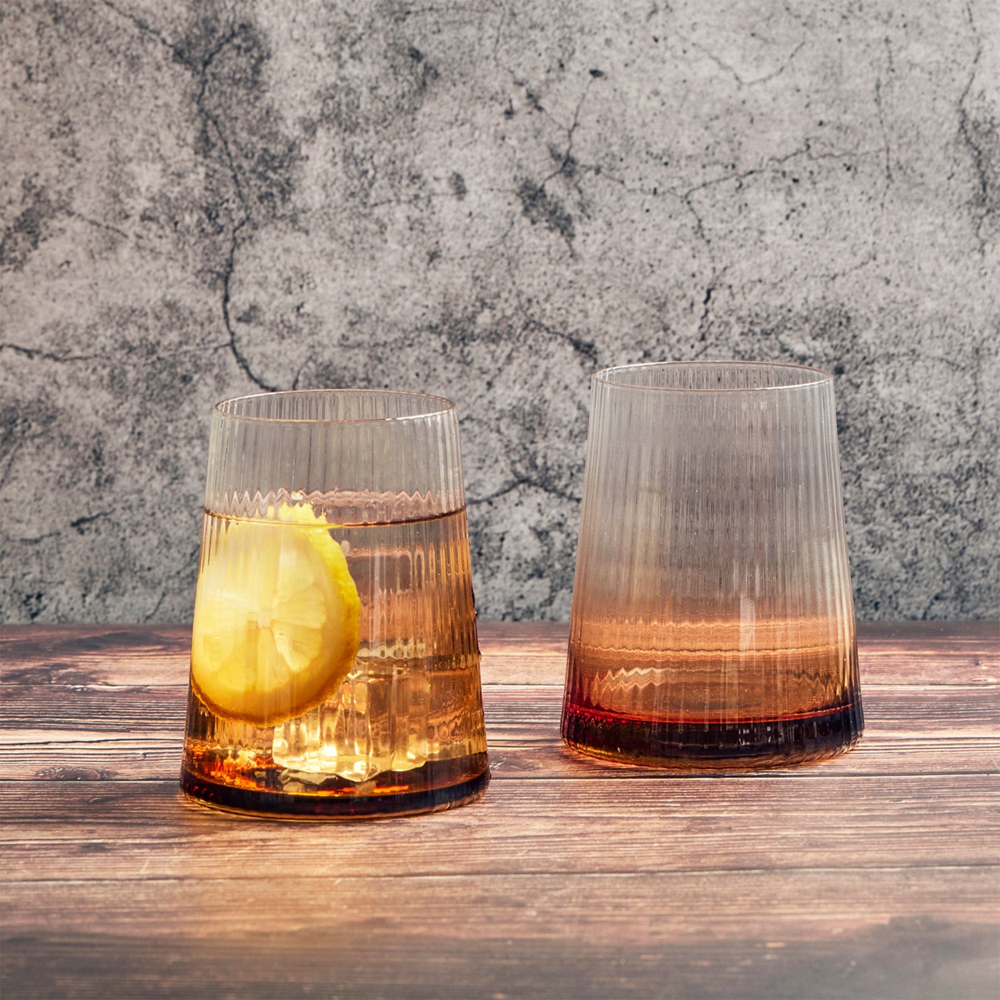 Empire Amber Ombre - Tumblers, Set of 2