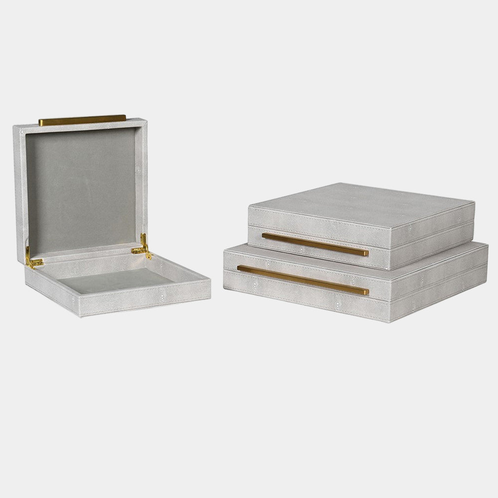 Shagreen Boxes - Set of 3