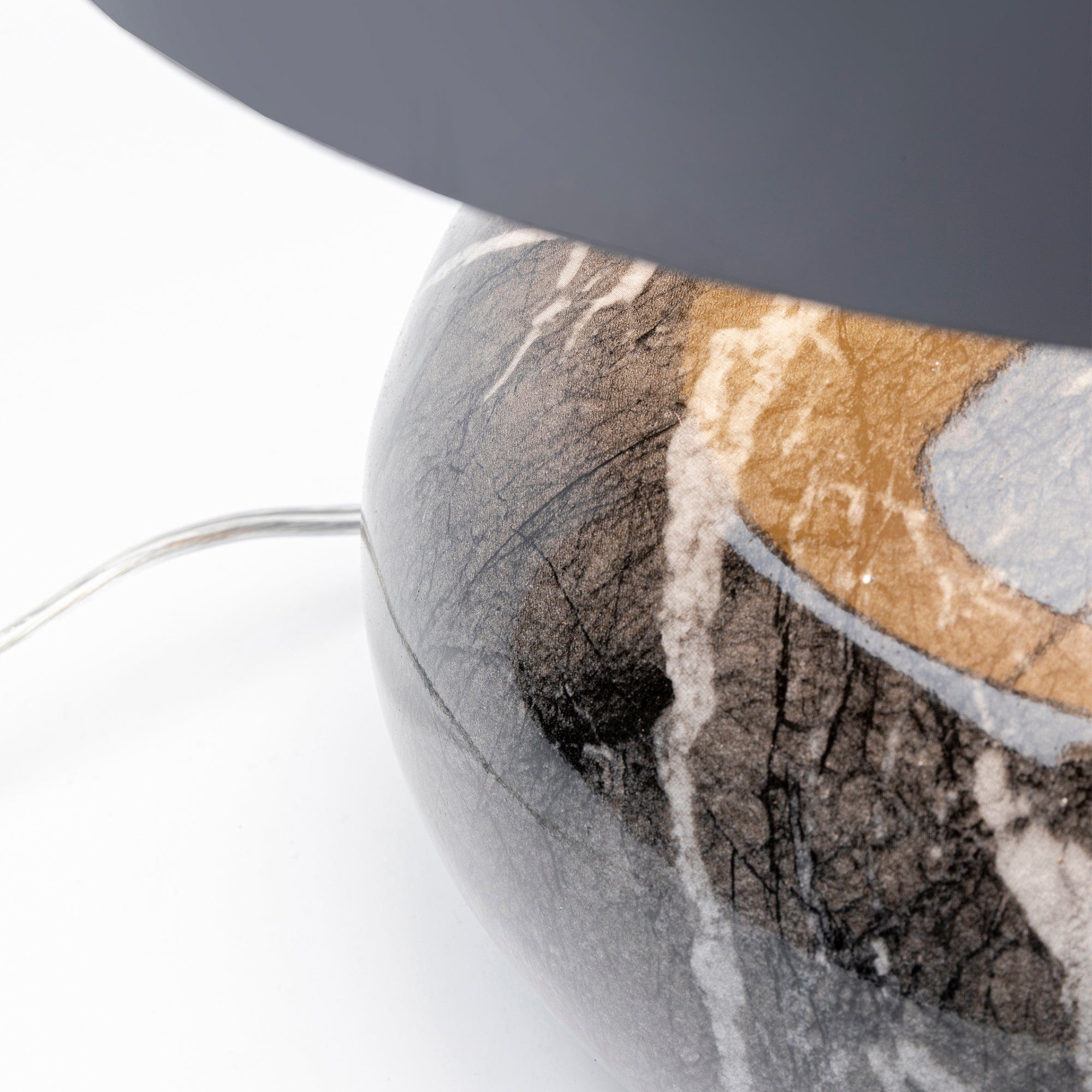 Ezra Black Marble - Table Lamp