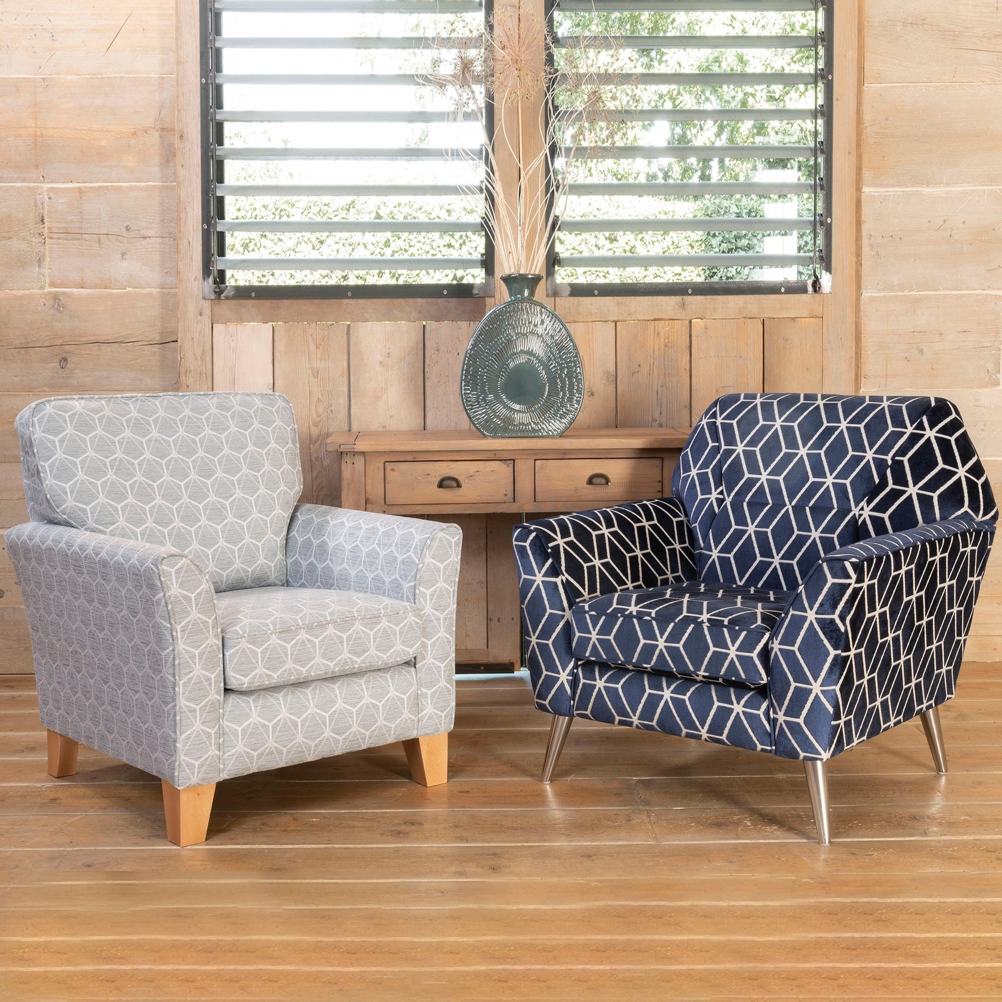 Mabel - Accent Chair, Fabric