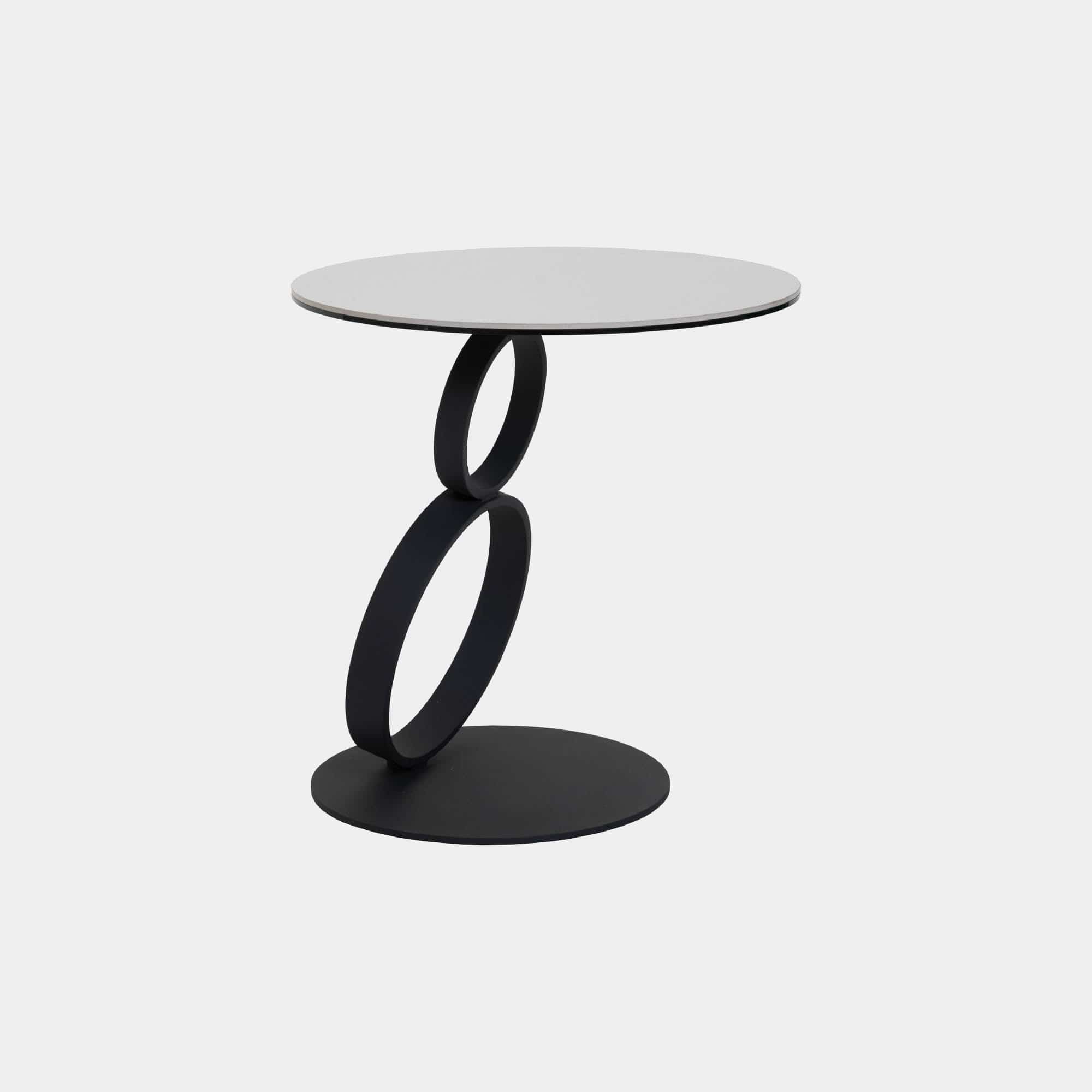 Rimini - Ceramic Side Table White