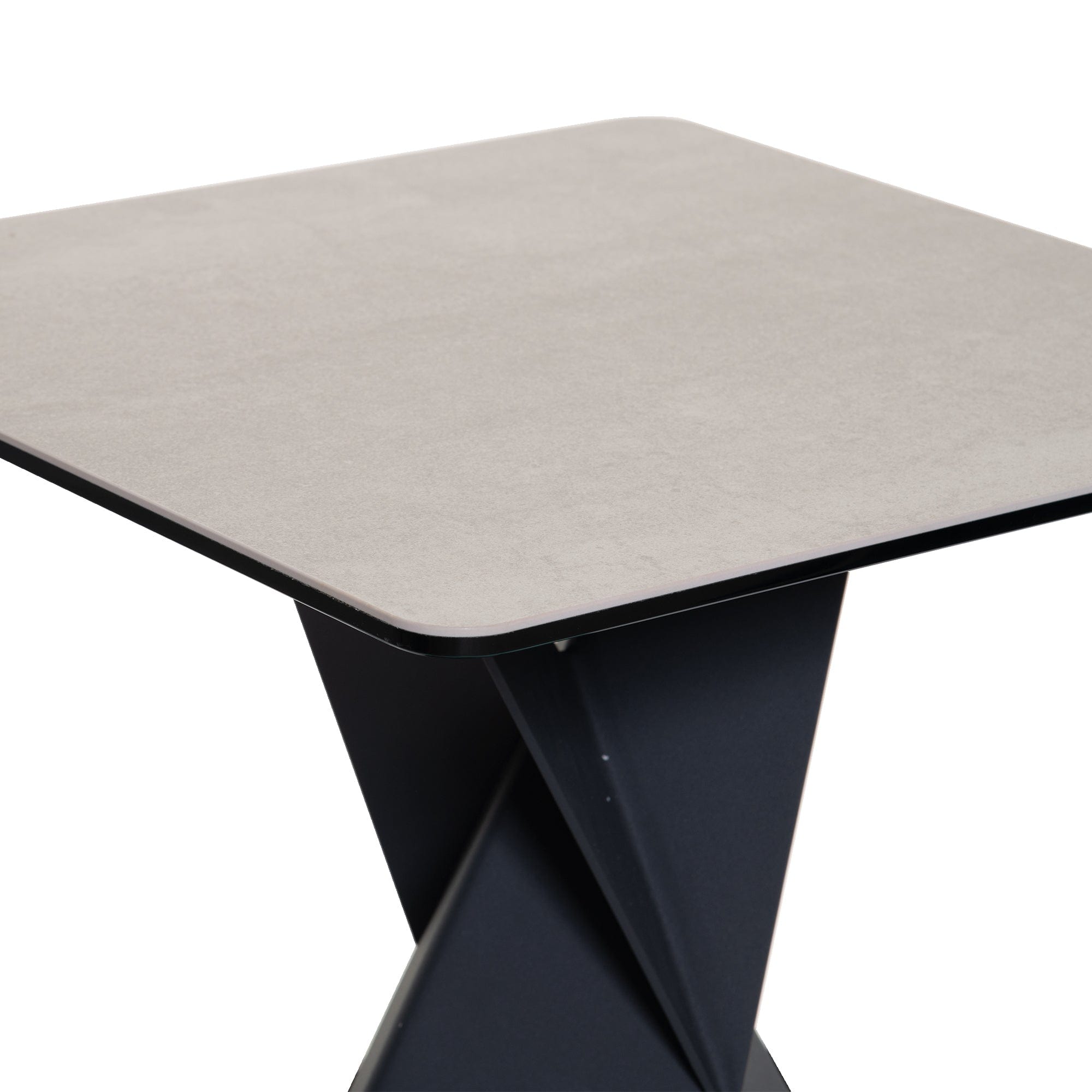 50cm Side Table With Salt White Ceramic Top
