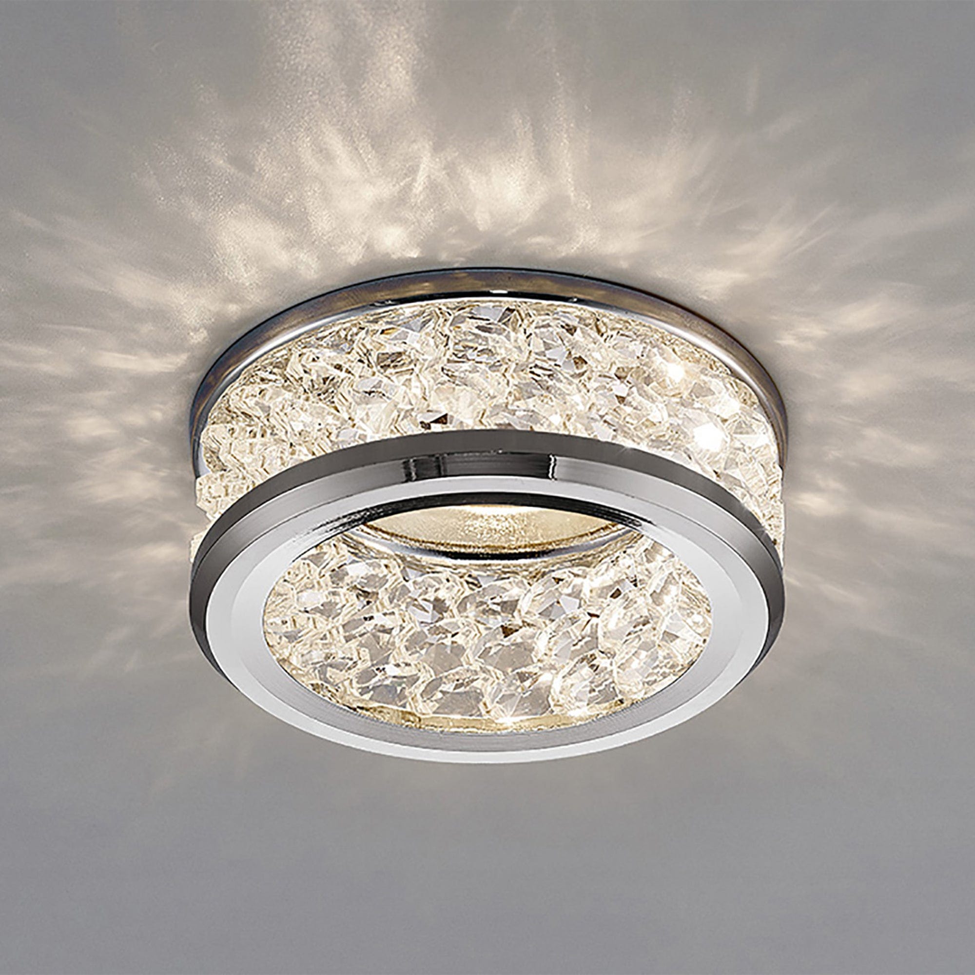Dante Chrome Crystal Downlight Beads